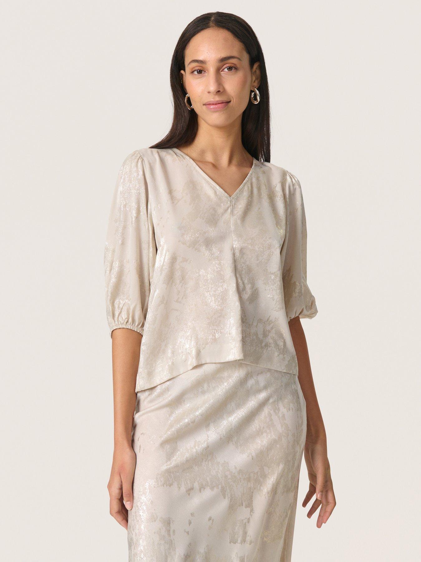 undefined Kitty Blouse - Grey