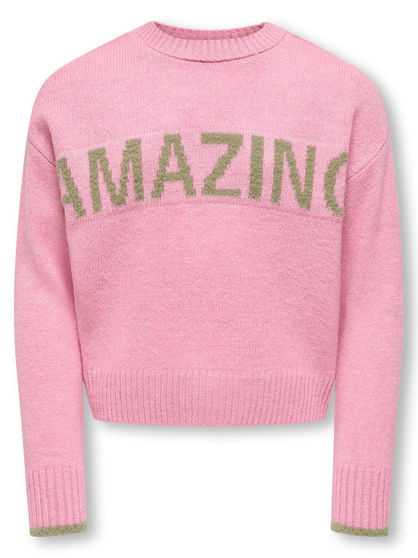 Only Kids Girls Amazing Knitted Jumper - Pink