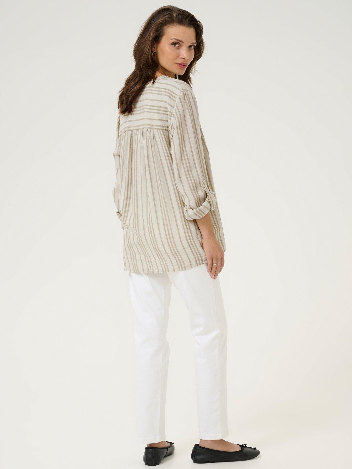 Image 2 of 6 of Kaffe Milia Blouse - Neutral