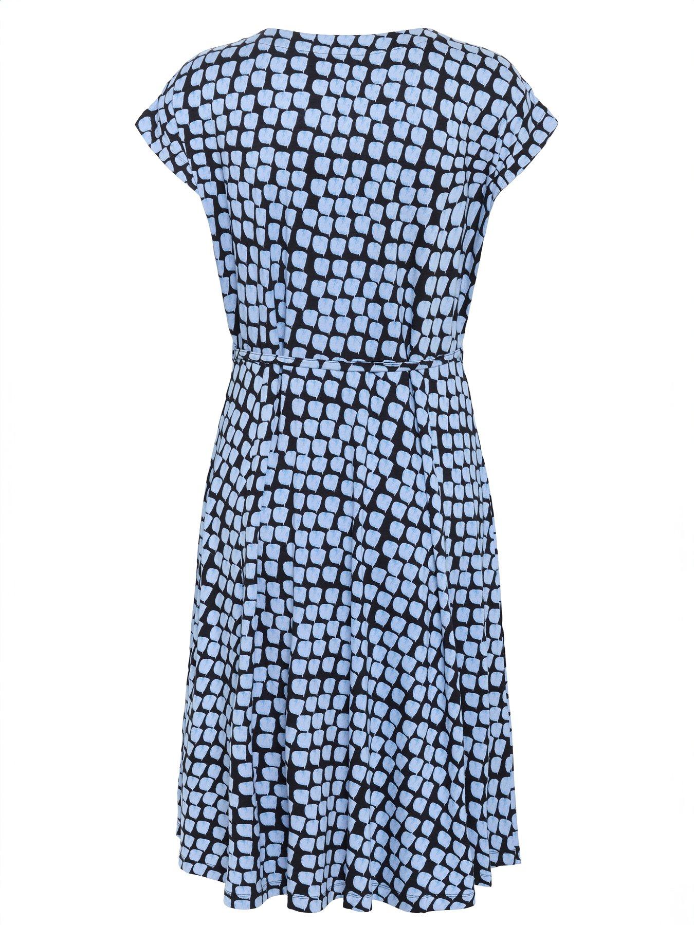 Image 5 of 5 of Kaffe Bella Jersey Dress - Blue