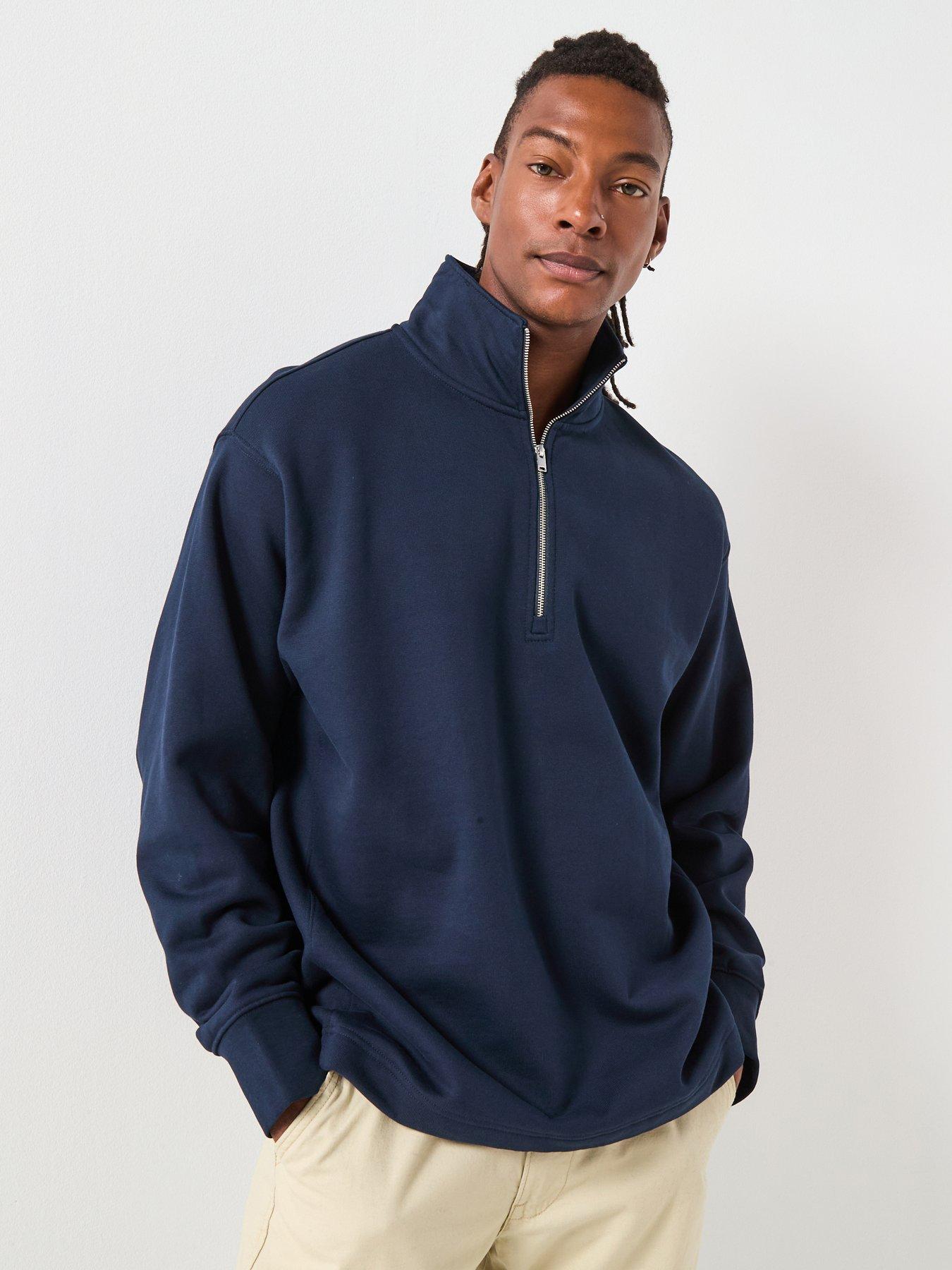 Selected Aron Long Sleeve Half Zip Sweat