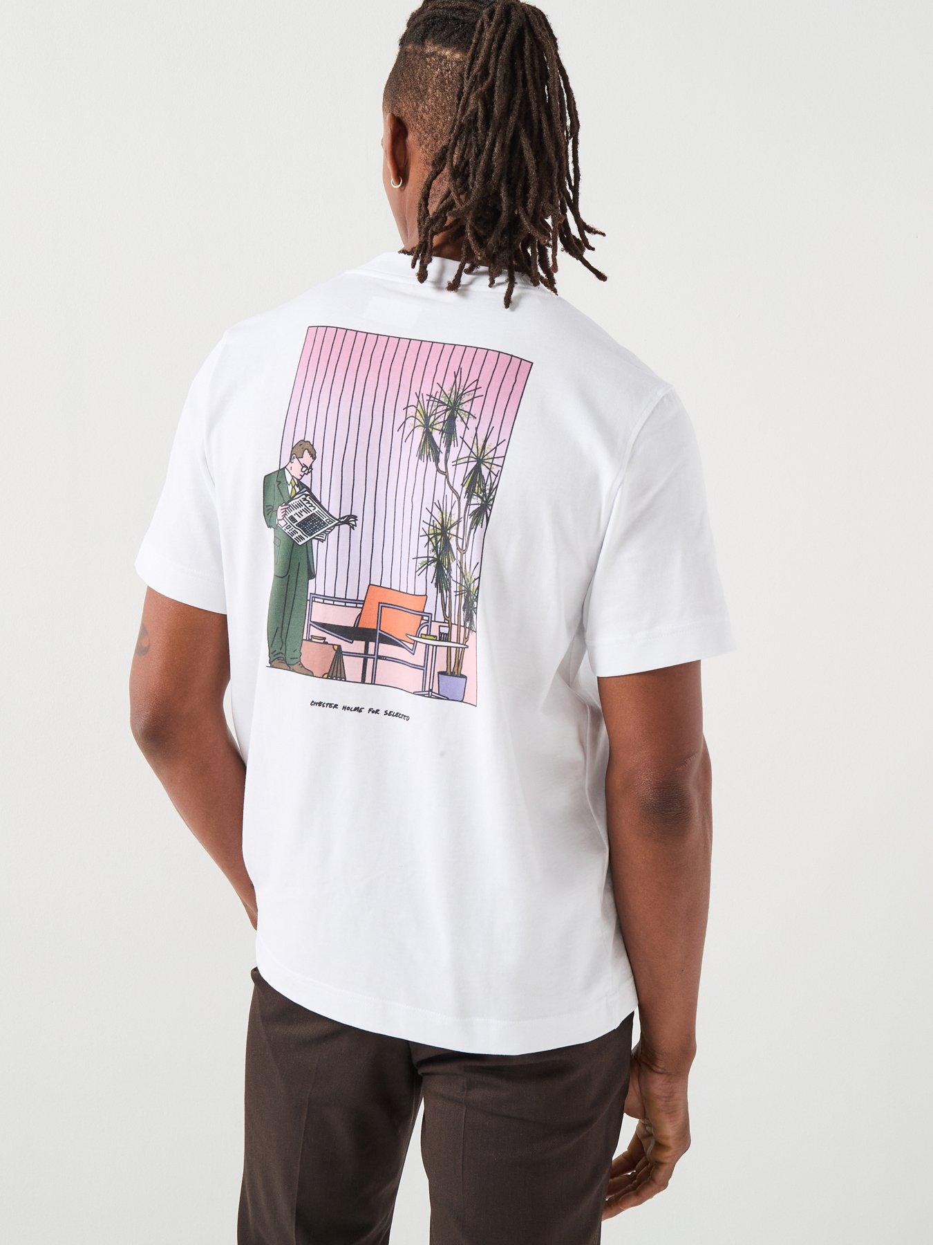 Selected Homme Pete Short Sleeve O-Neck T-Shirt - White