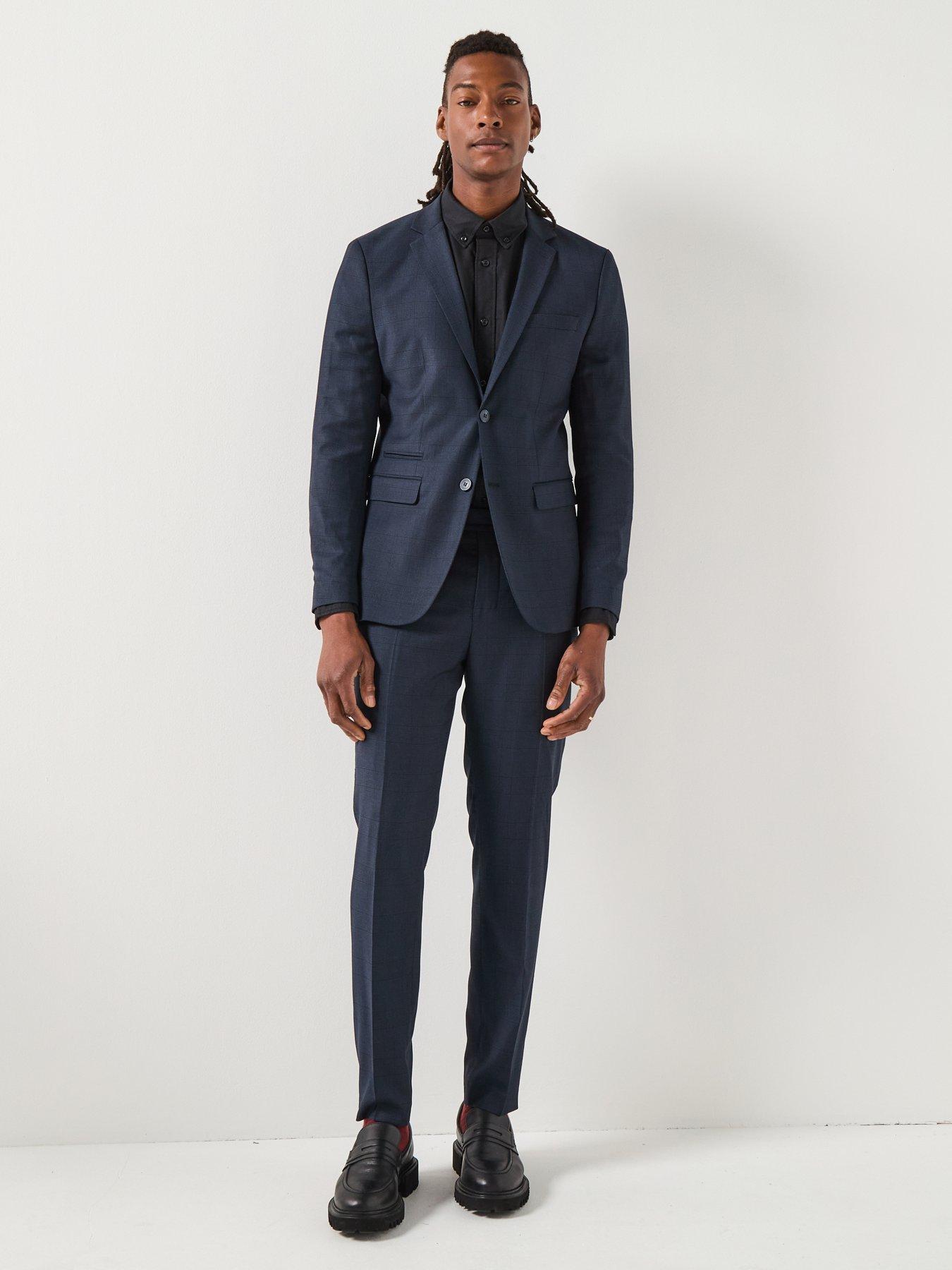 Image 3 of 6 of Selected Neil Slim Fit Suit Blazer - Navy