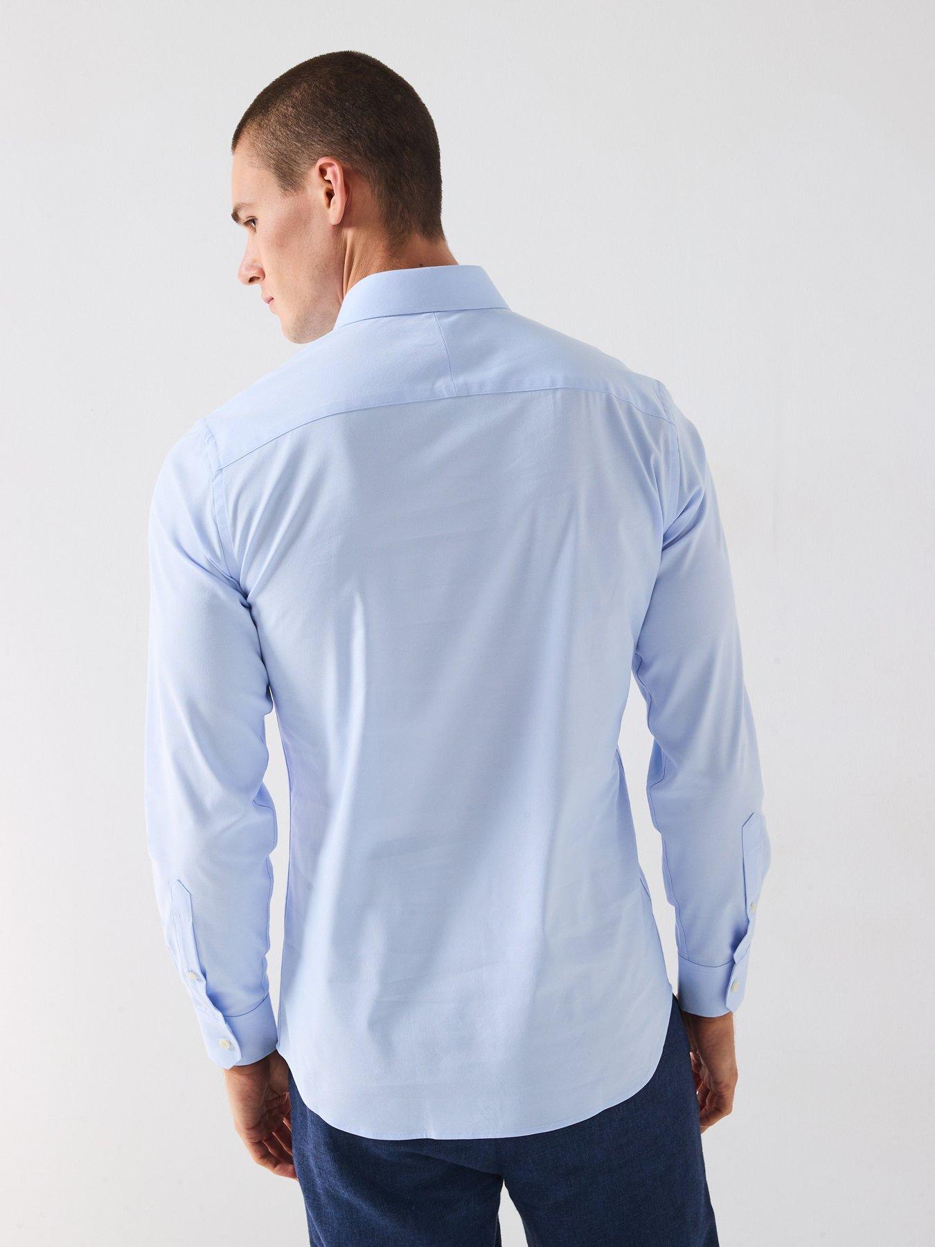 Image 2 of 6 of Selected Slim Performance Long Sleeve Formal Shirt
