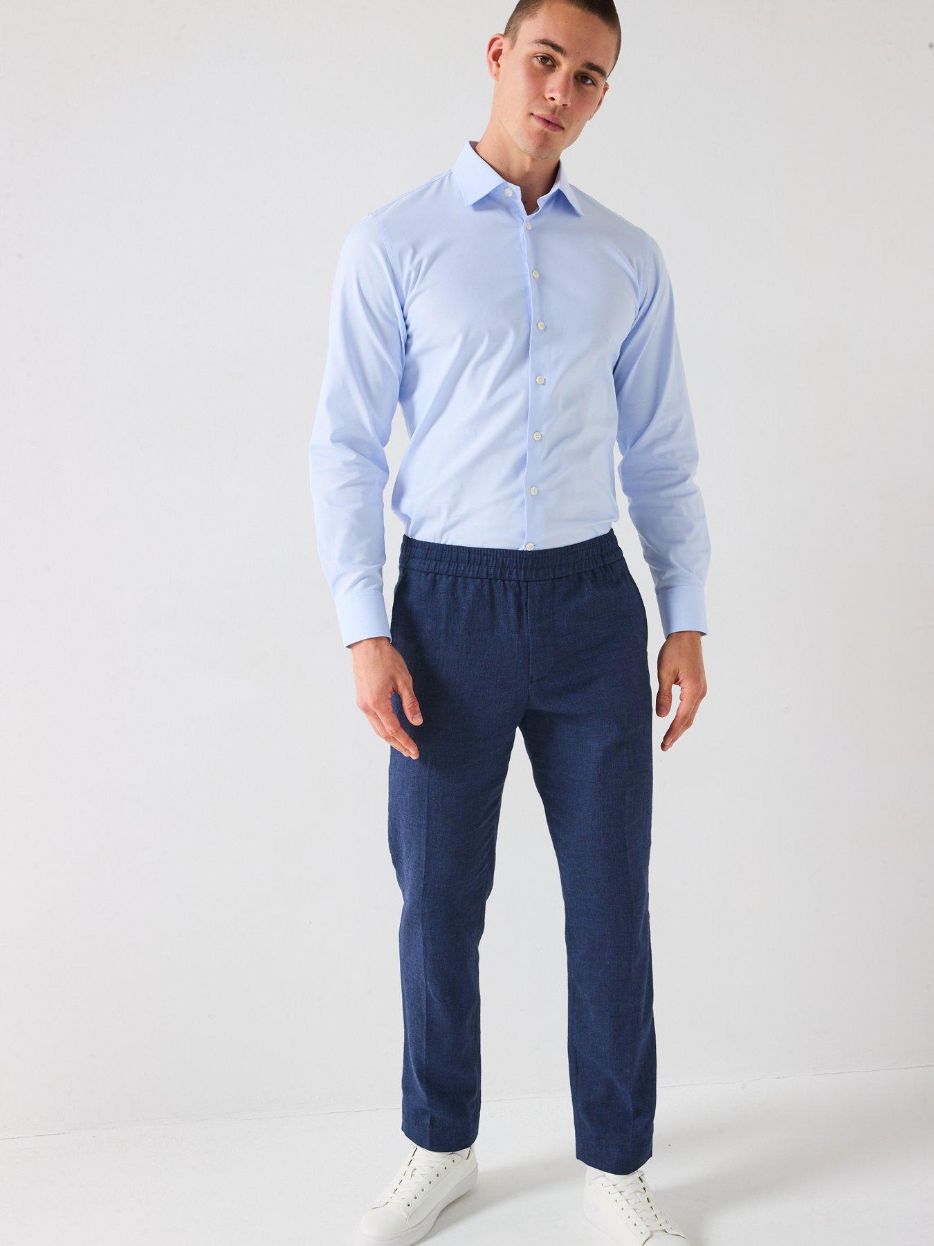 Image 3 of 6 of Selected Slim Performance Long Sleeve Formal Shirt