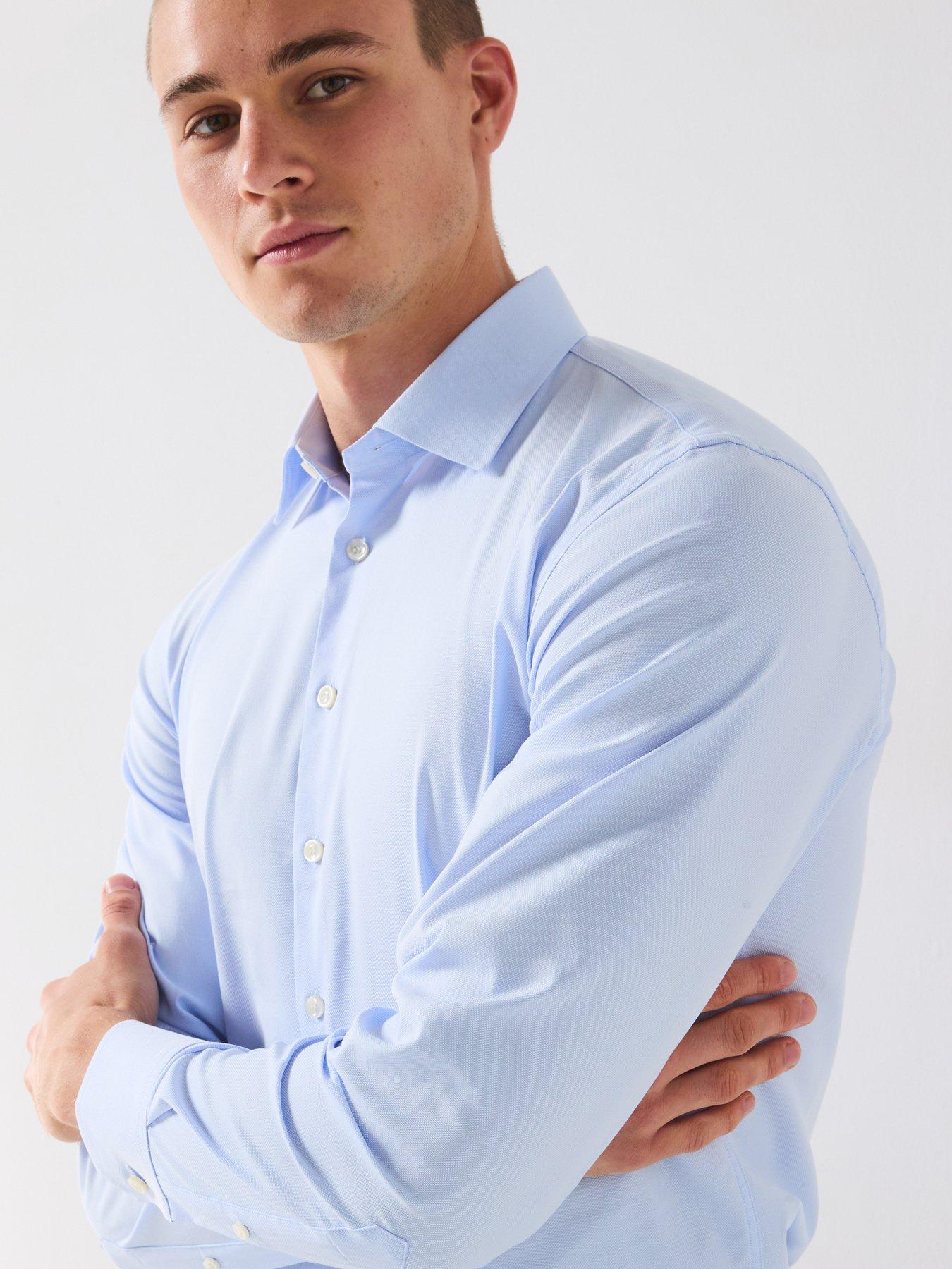 Image 4 of 6 of Selected Slim Performance Long Sleeve Formal Shirt