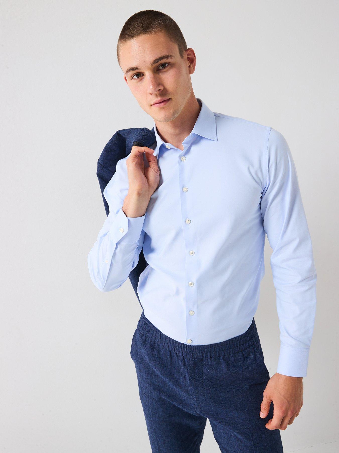 Image 5 of 6 of Selected Slim Performance Long Sleeve Formal Shirt