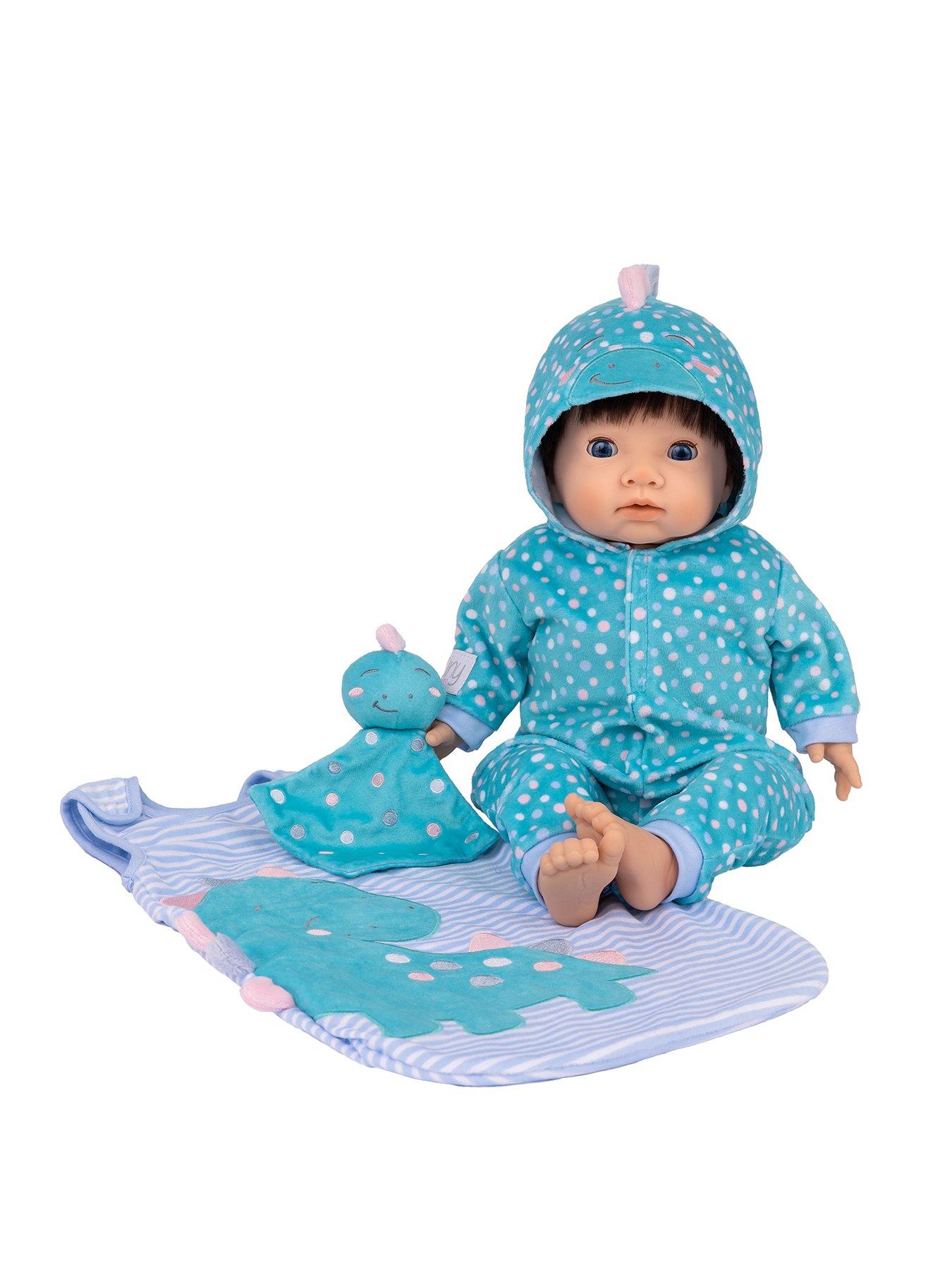 Tiny Treasures Sleepy Dino Doll Set