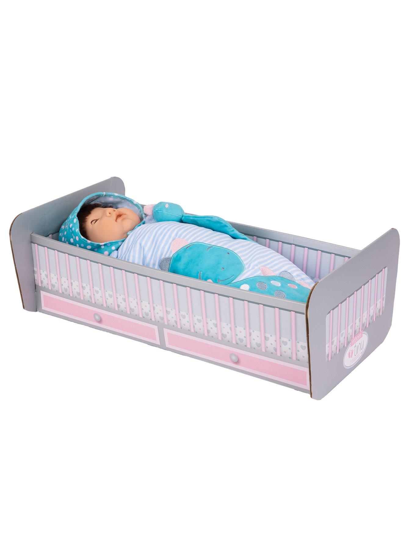 Image 7 of 7 of Tiny Treasures Sleepy Dino Doll Set