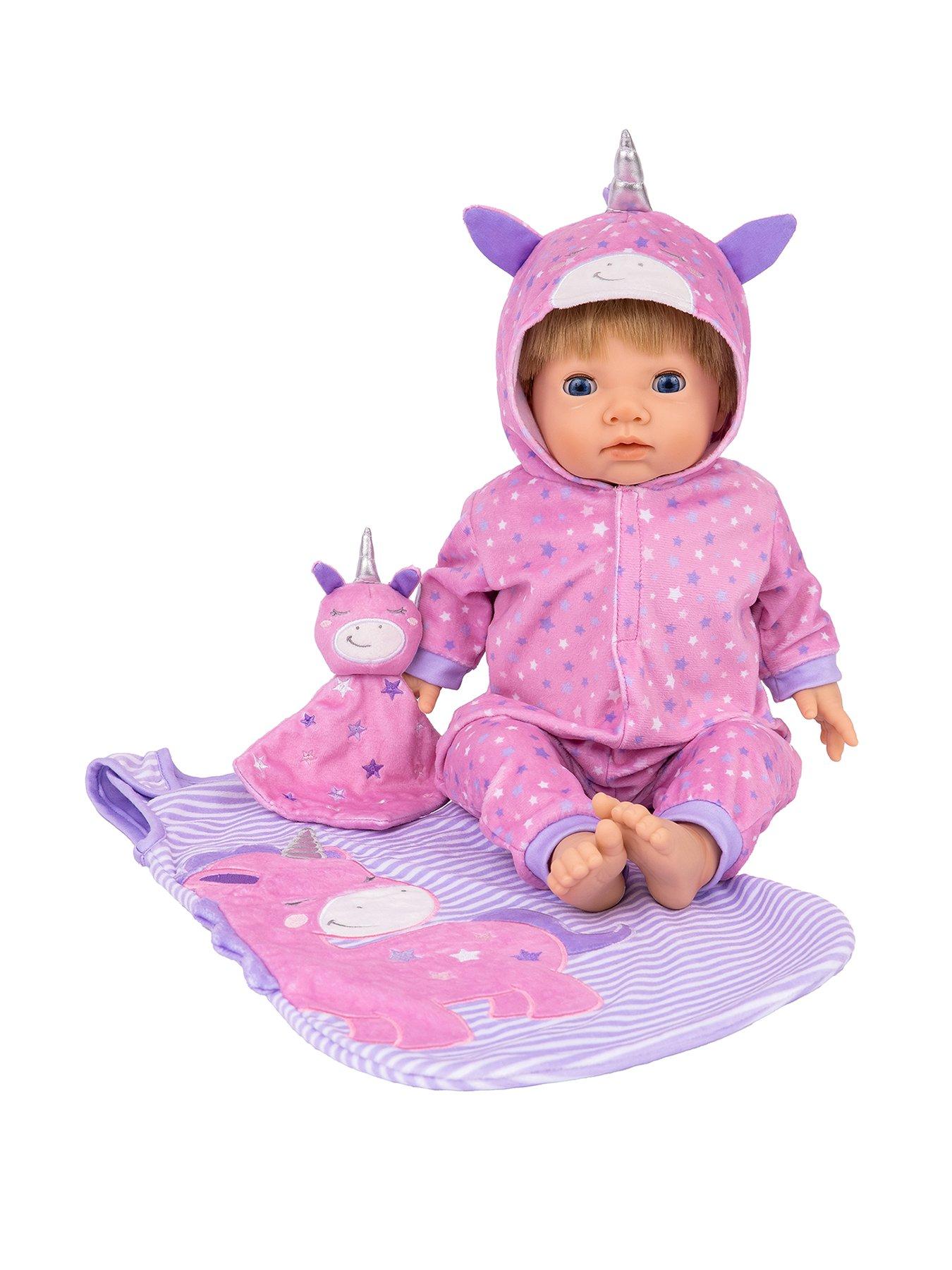 undefined Tiny Treasures Sleepy Unicorn Doll Set