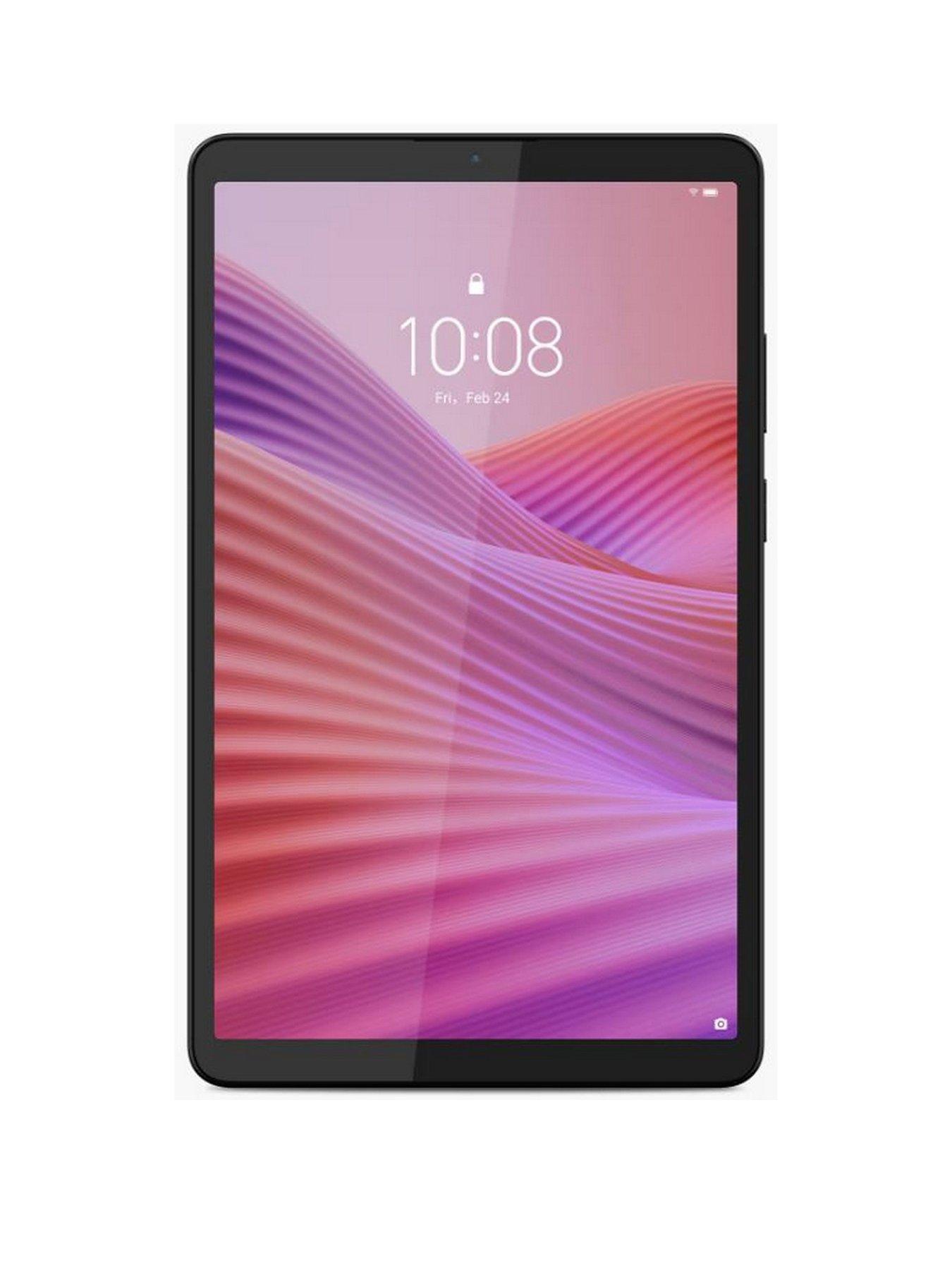 Lenovo Tab One 8.7-inch Tablet, 64GB with Clear Case - Luna Grey