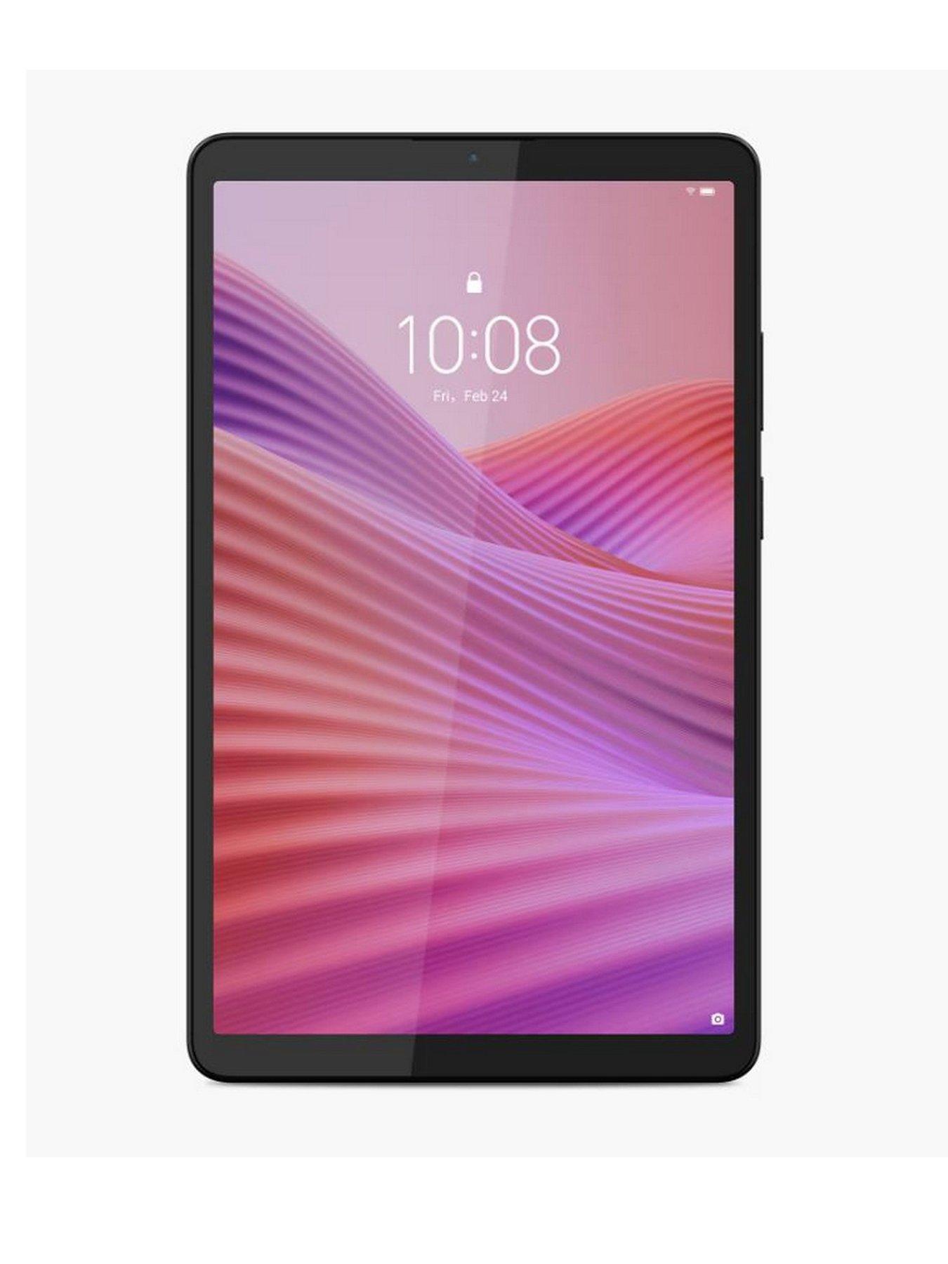 Lenovo Tab One 8.7-inch Tablet, 64GB with Clear Case - Luna Grey