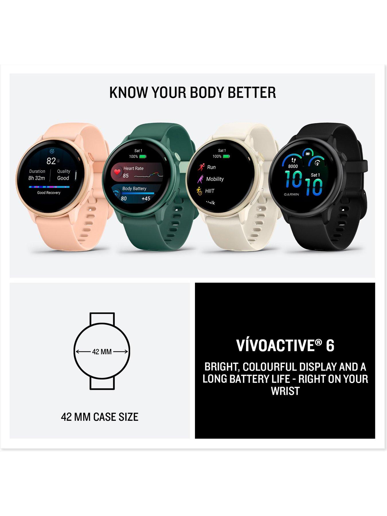 Image 7 of 7 of Garmin Vivoactive 6 Watch - Pink Dawn