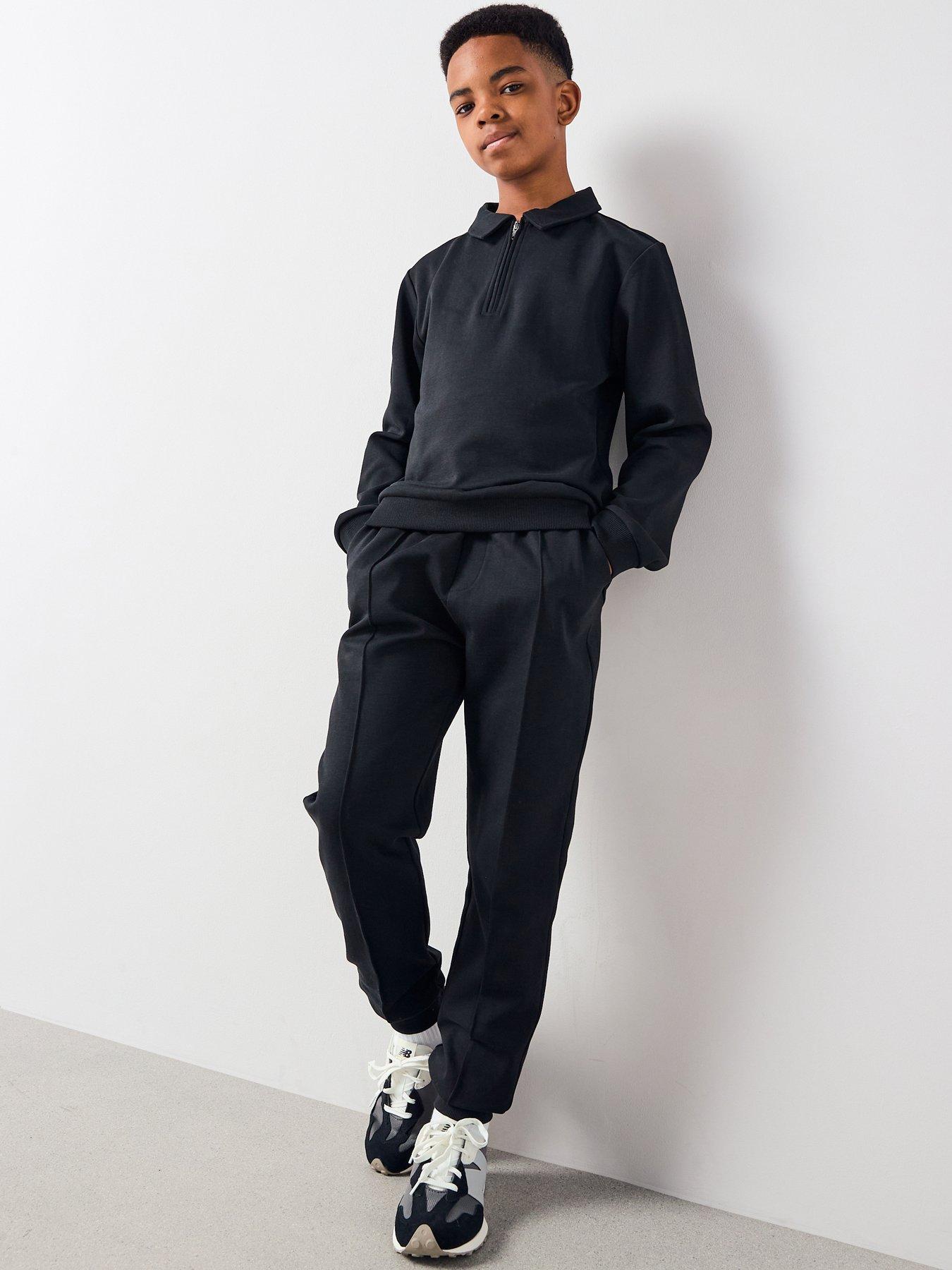 Image 3 of 5 of The Very Collection Heavyweight Joggers - Black