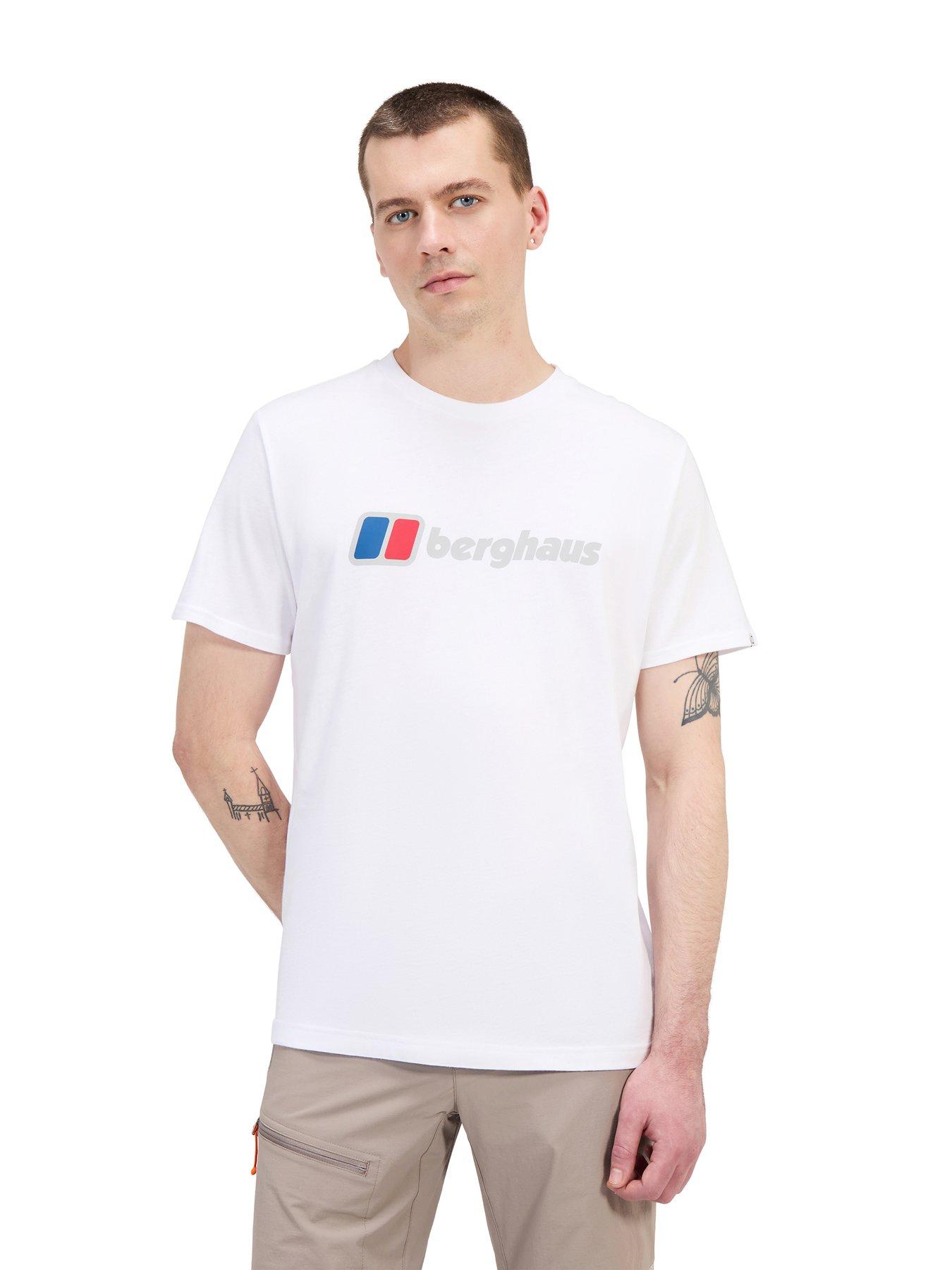 Berghaus Mens Berghaus Front  &  Back Tee - White