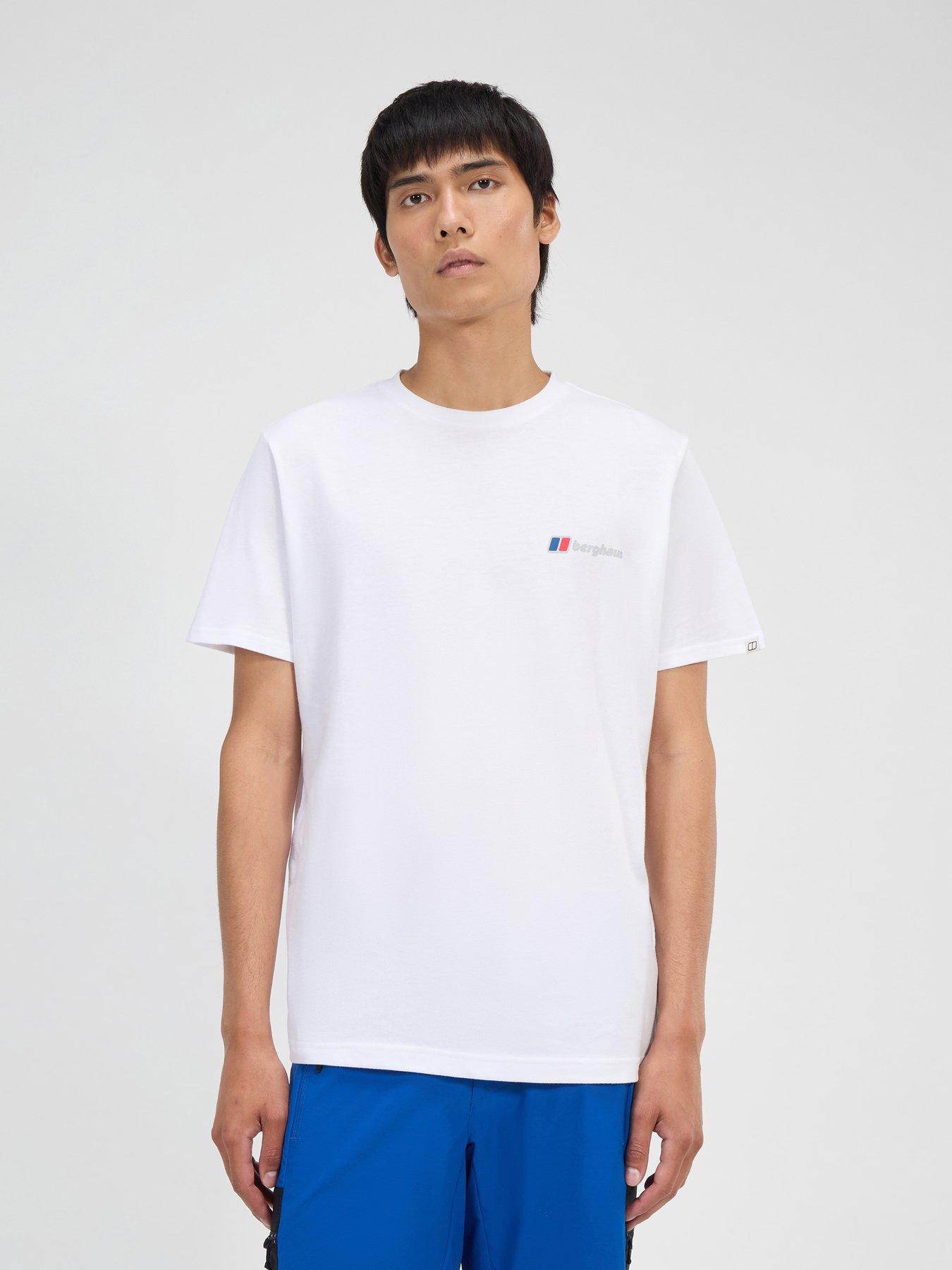 Berghaus Mens Berghaus Front  &  Back Tee - White