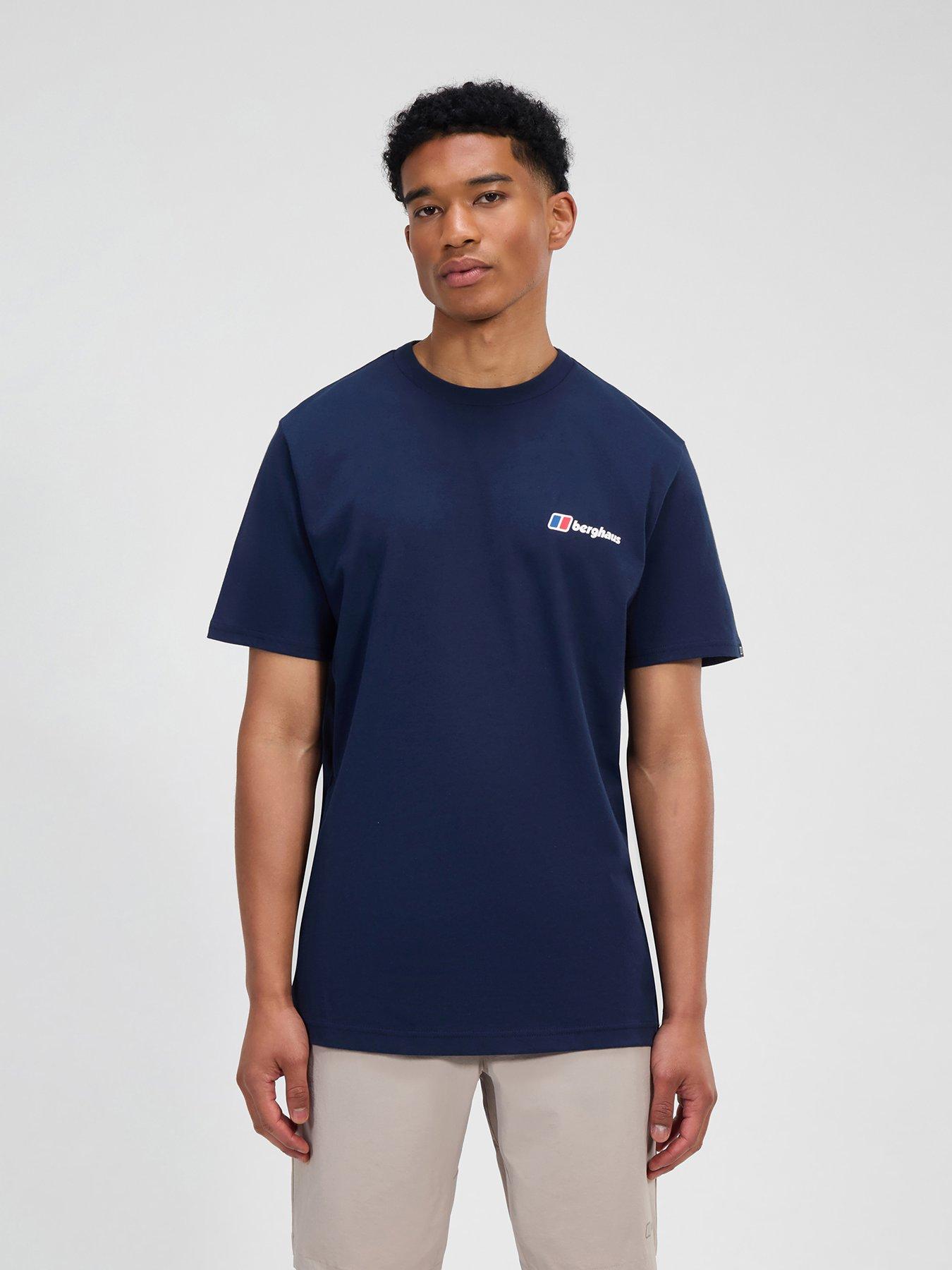Berghaus Mens Berghaus Front  &  Back Tee - Blue