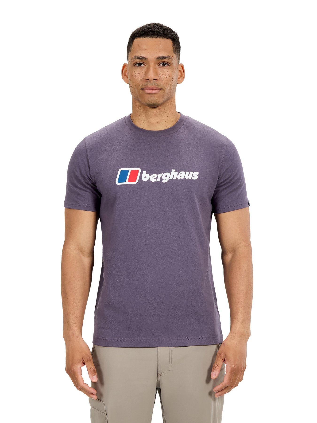 Berghaus Mens Berghaus Class XL-Logo Tee, Purple, Size 2Xl, Men