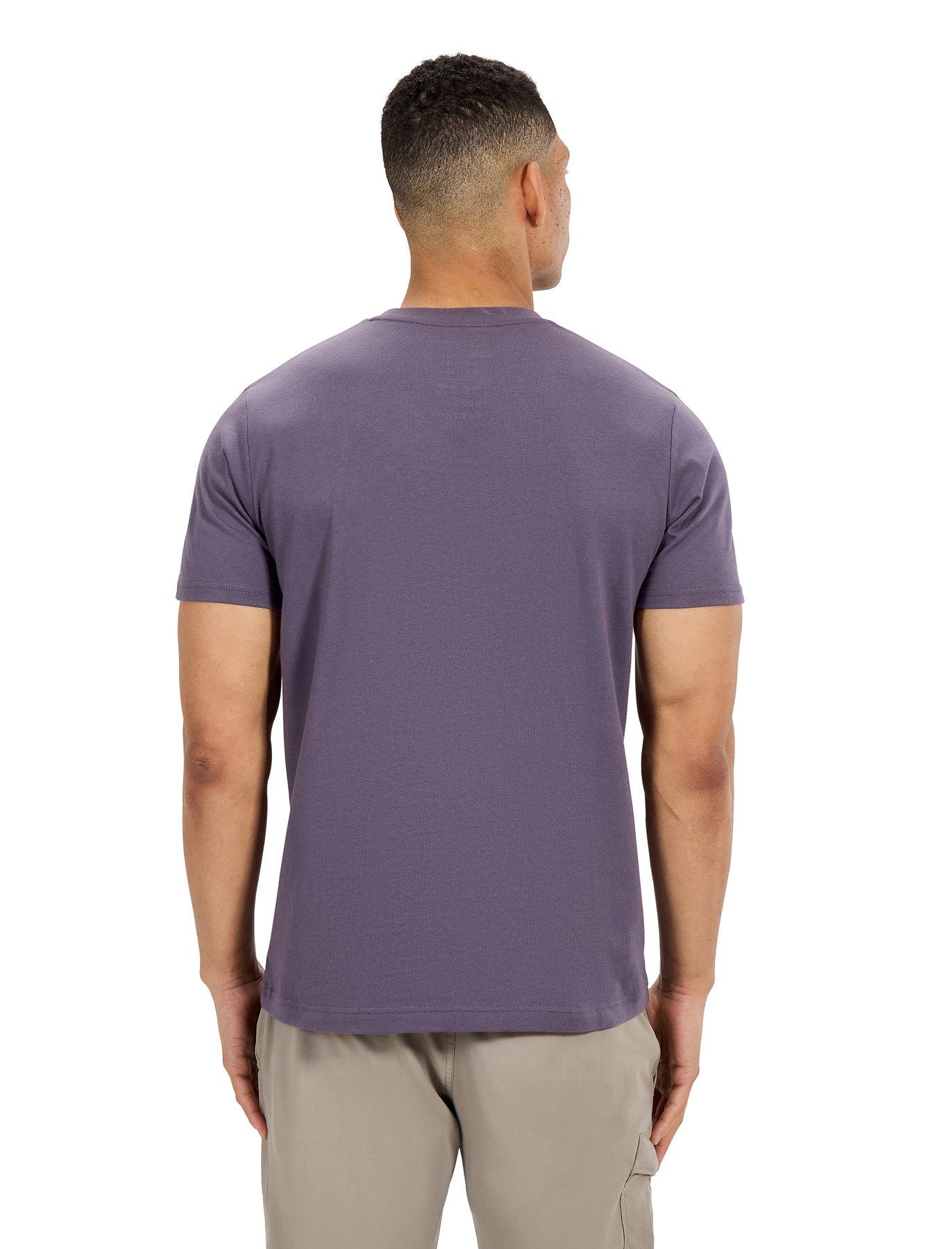 Image 2 of 6 of Berghaus Mens Berghaus Class XL-Logo Tee - Purple