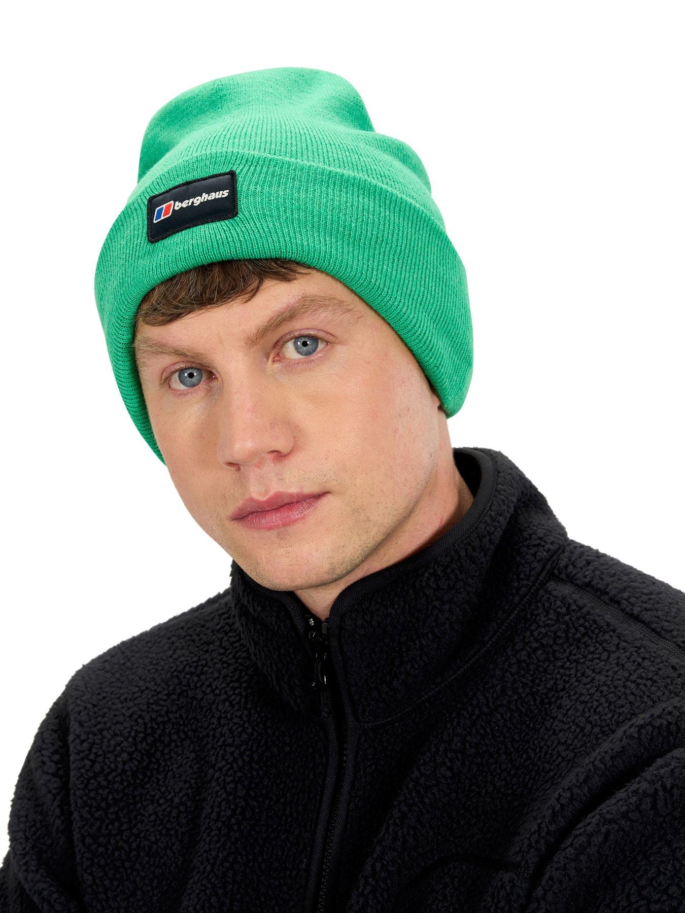 Image 2 of 3 of Berghaus Mens Logo Recognition Beanie - Green