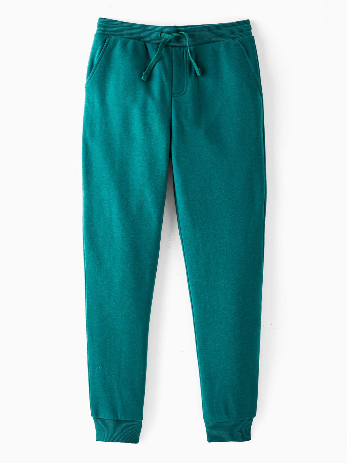 The Very Collection Boys Cuffed Leg Joggers - Green