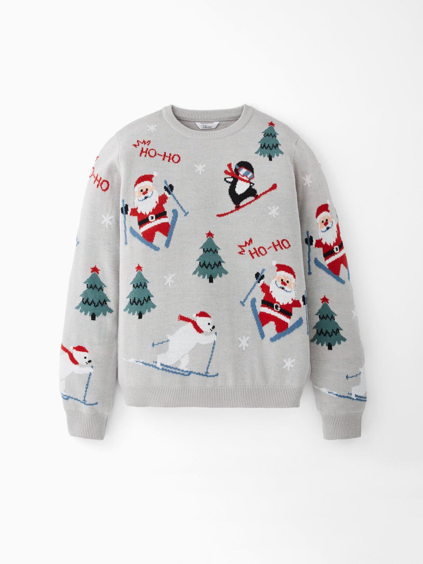 Image 6 of 6 of The Very Collection Boys Christmas Character Ski Knitted Jumper - Multi