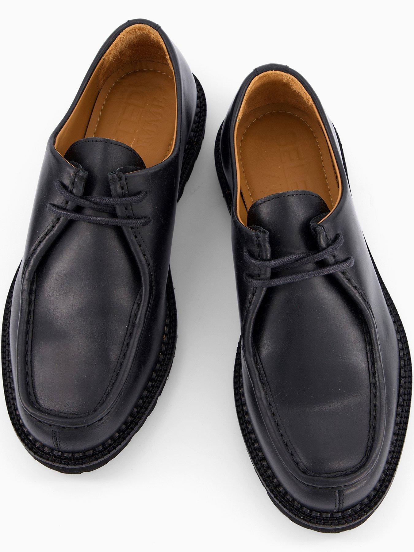 Image 3 of 6 of Selected Hector Leather Mocassin Formal Shoe - Black