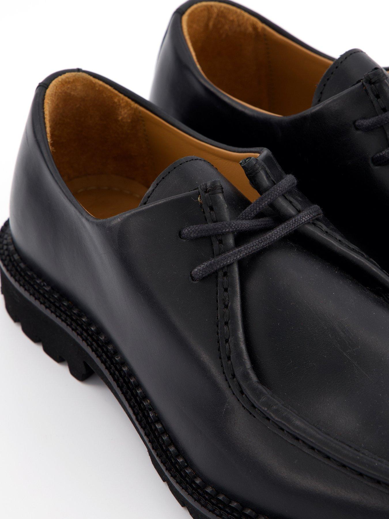 Image 5 of 6 of Selected Hector Leather Mocassin Formal Shoe - Black