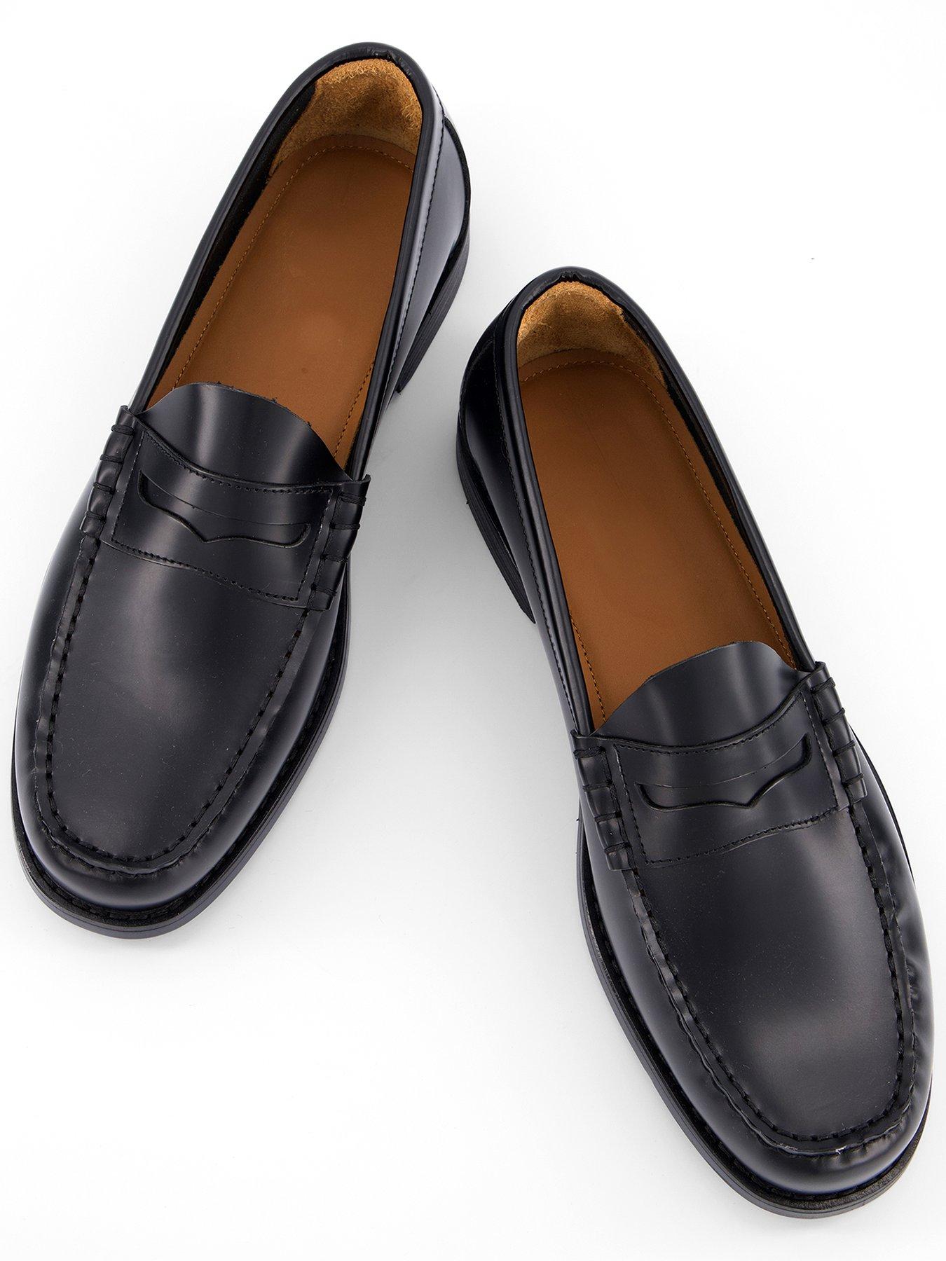Image 3 of 7 of Selected Selected Billy Leather Penny Loafer Formal Shoes