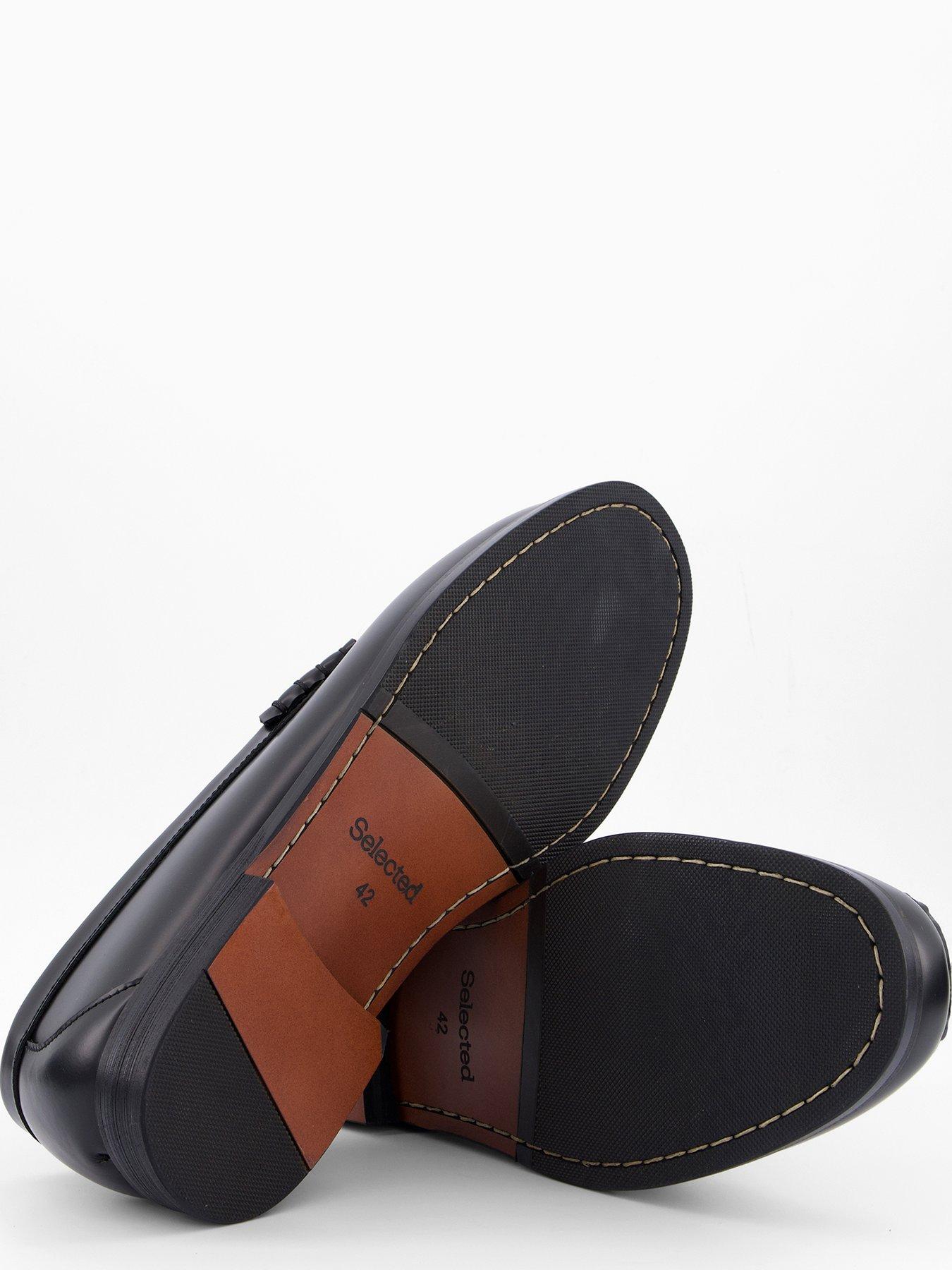 Image 4 of 7 of Selected Selected Billy Leather Penny Loafer Formal Shoes