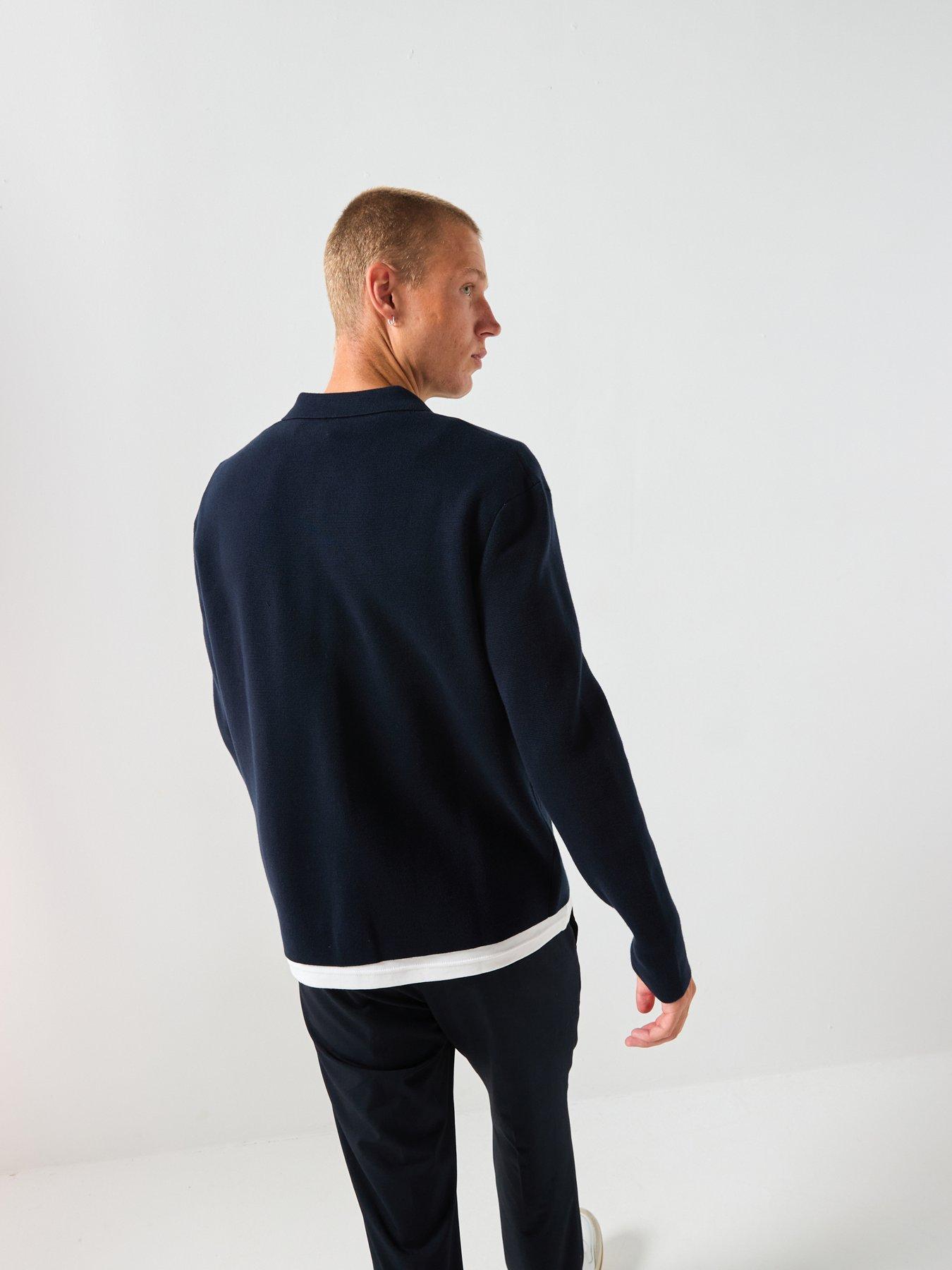 Image 2 of 6 of Selected Selected Mike Light Long Sleeve Relaxed Fit Knitted Cardigan