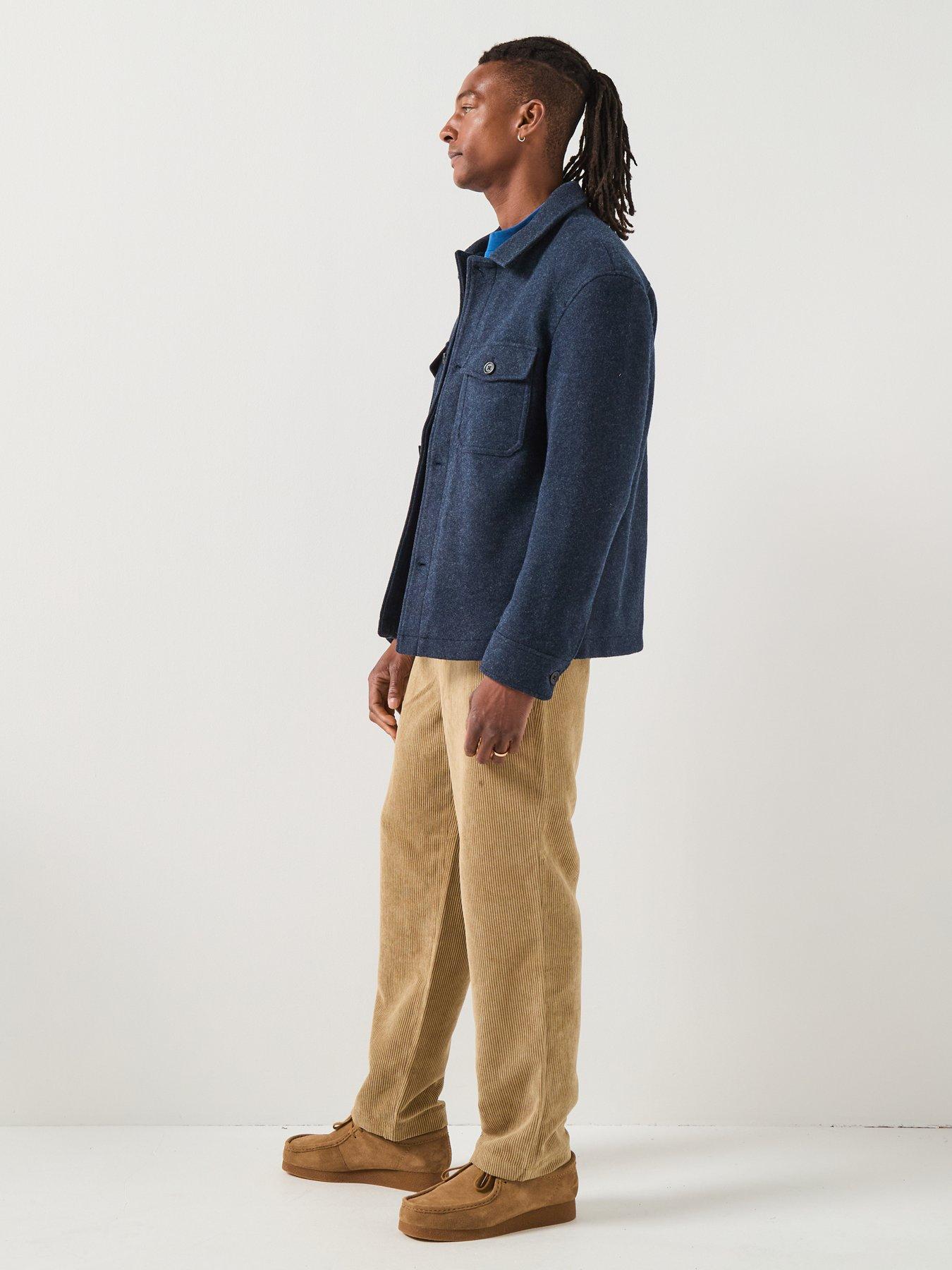 Image 6 of 6 of Selected Mitch Long Sleeve Over Shirt - Navy