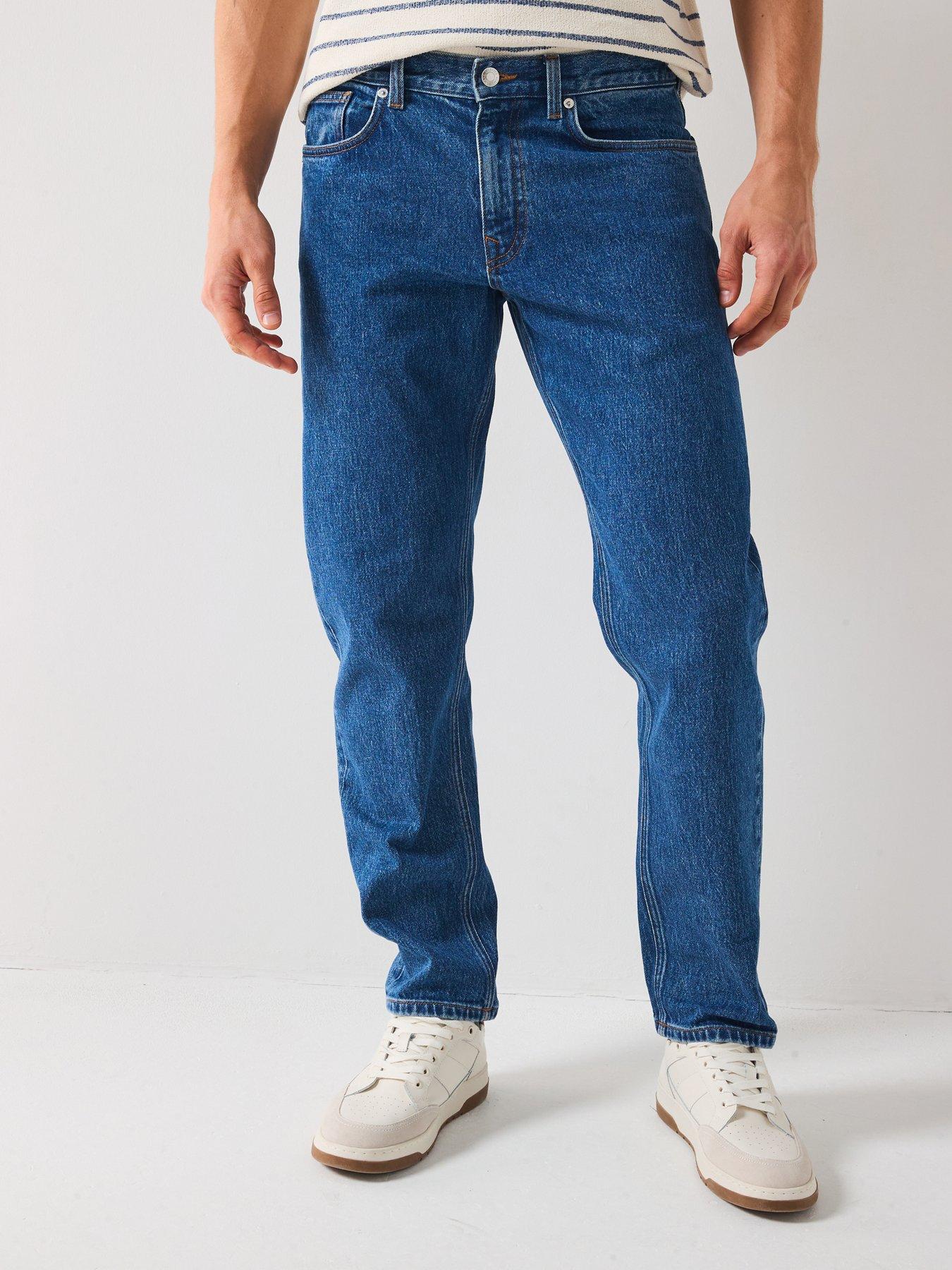 Selected 196 Ben Kori Slim Fit Jeans, Blue, Size 30, Men