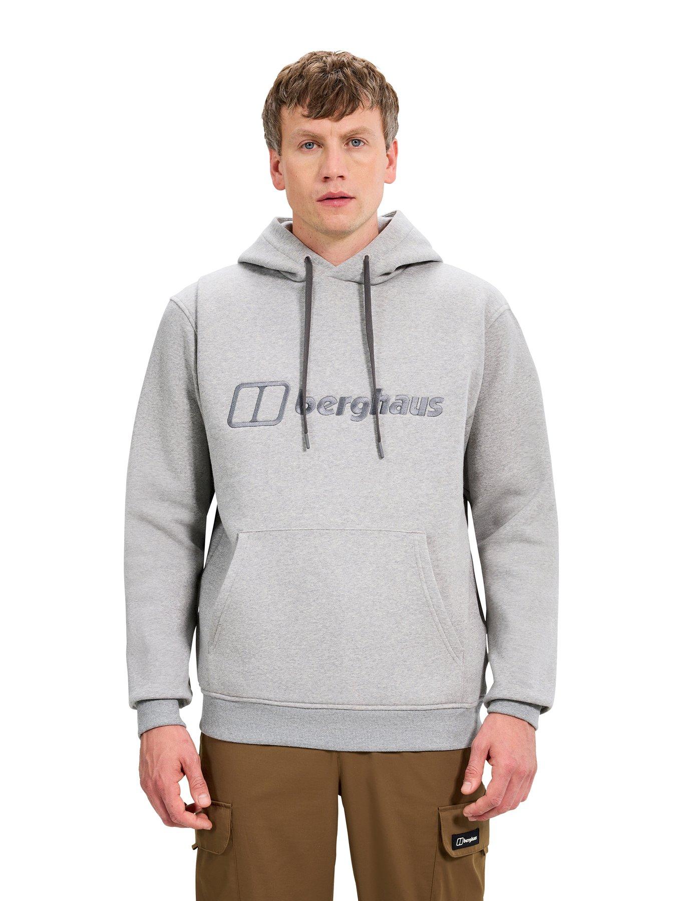 Berghaus Mens Logo Hoodie - Grey