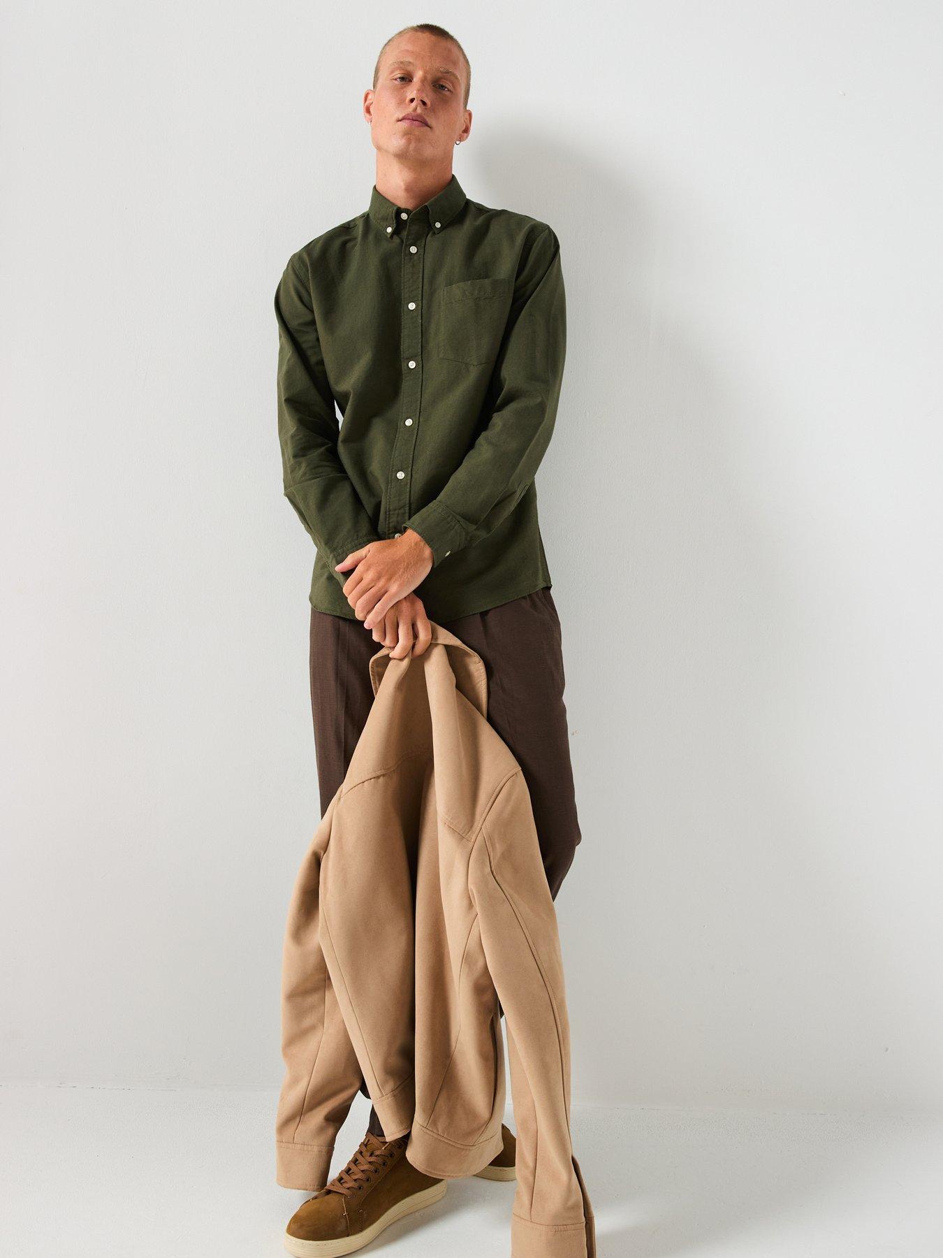 Image 3 of 6 of Selected Selected Grick Long Sleeve Oxford Shirt