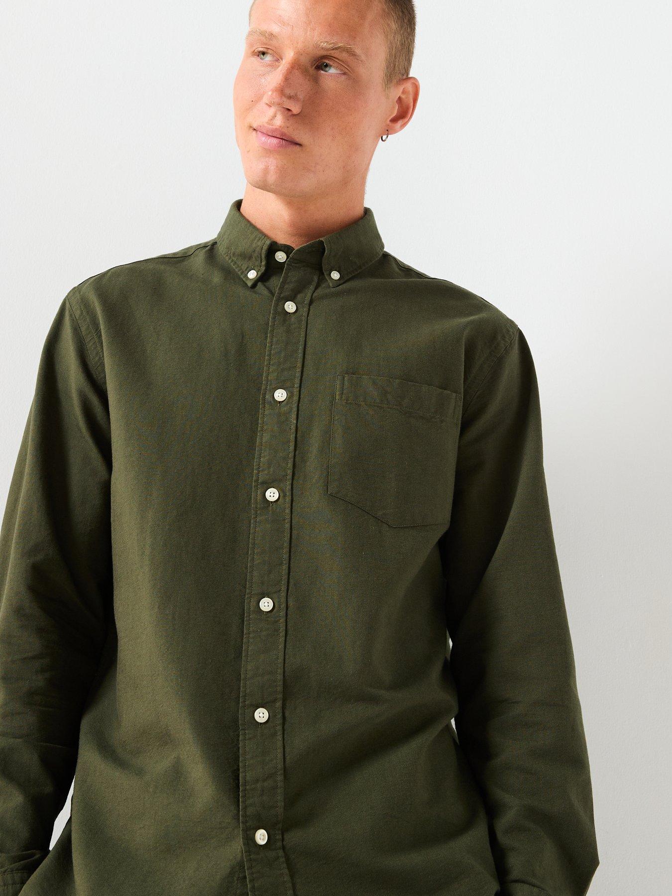 Image 4 of 6 of Selected Selected Grick Long Sleeve Oxford Shirt
