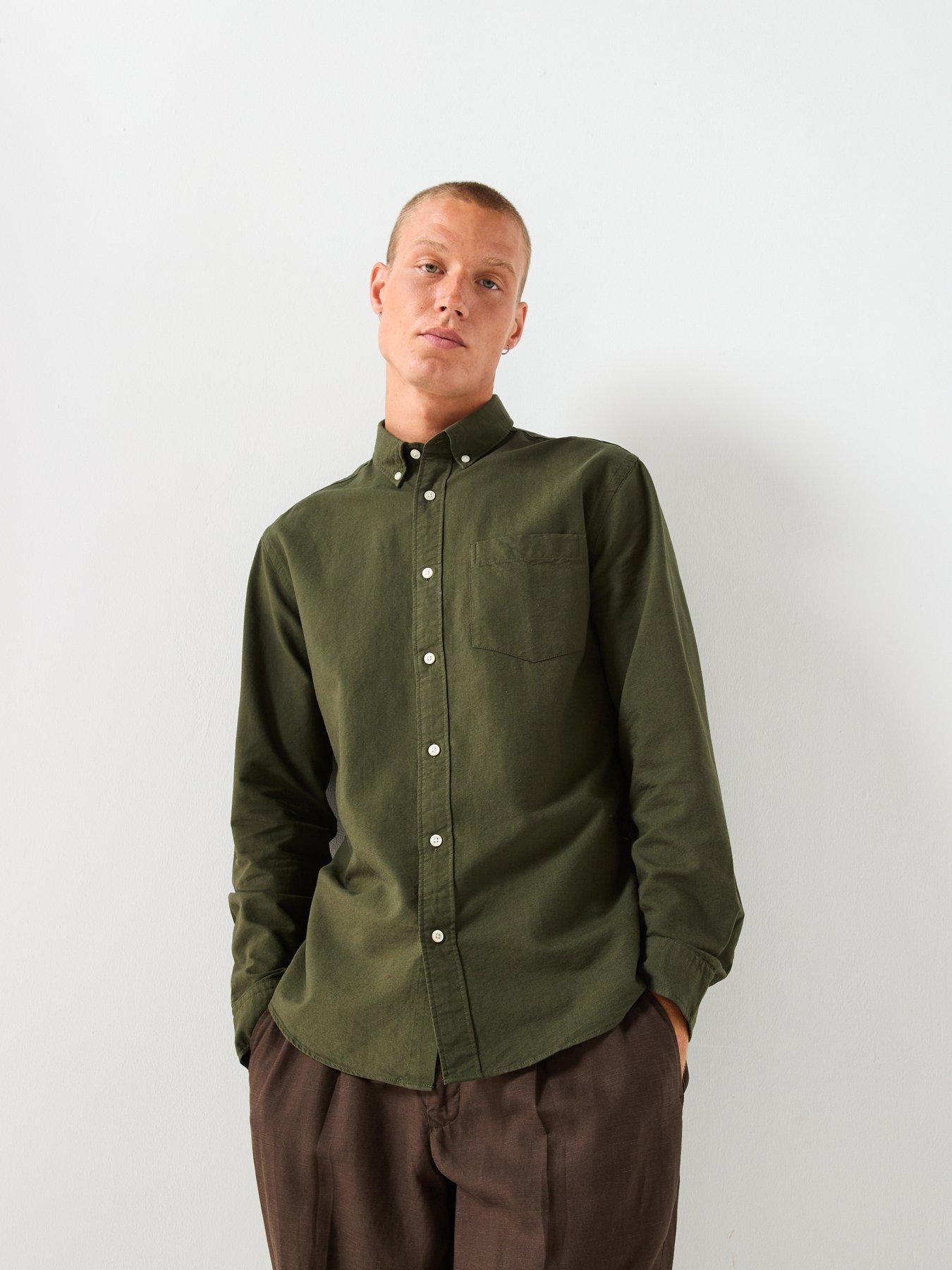 Image 5 of 6 of Selected Selected Grick Long Sleeve Oxford Shirt