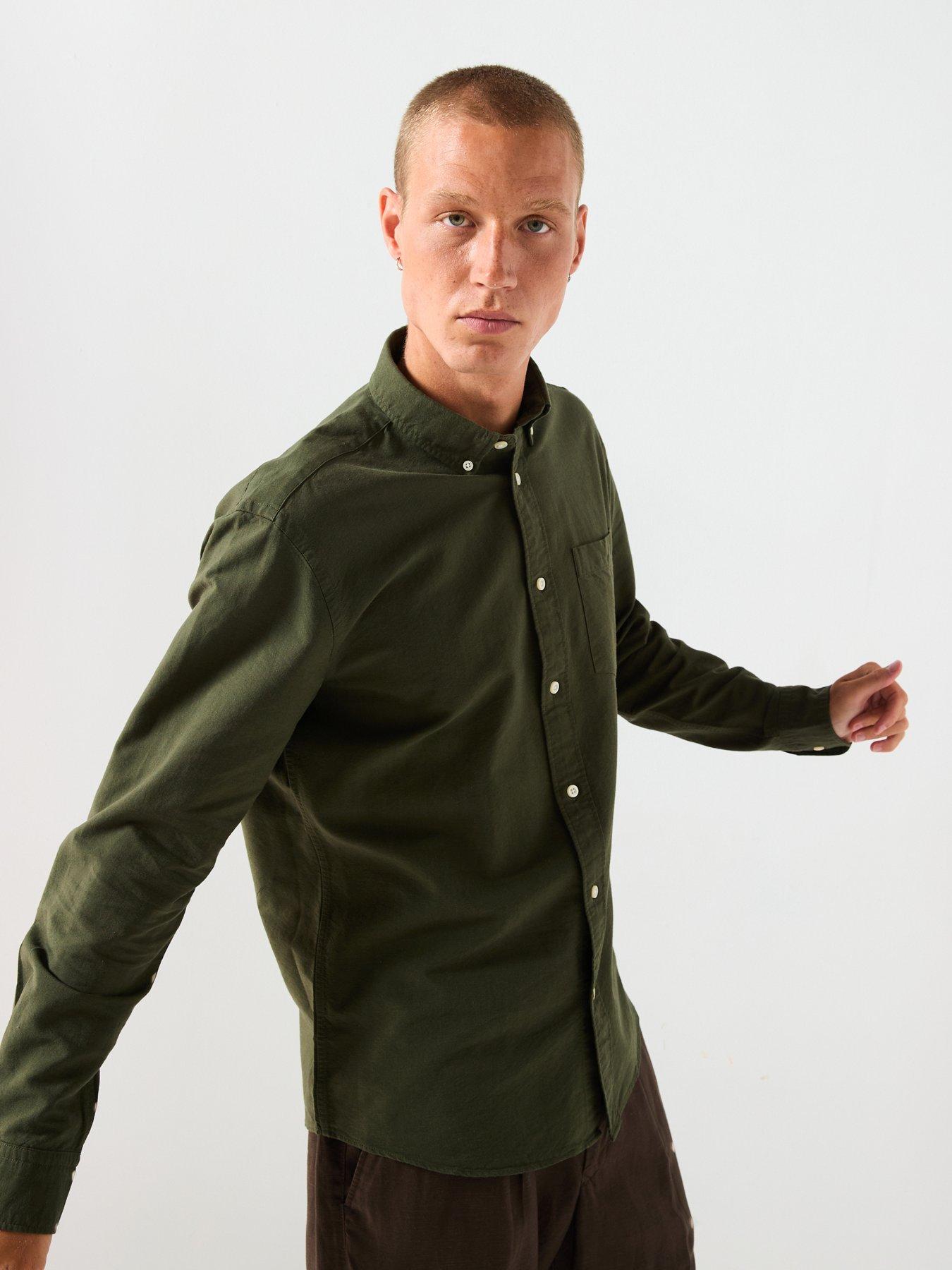 Image 6 of 6 of Selected Selected Grick Long Sleeve Oxford Shirt