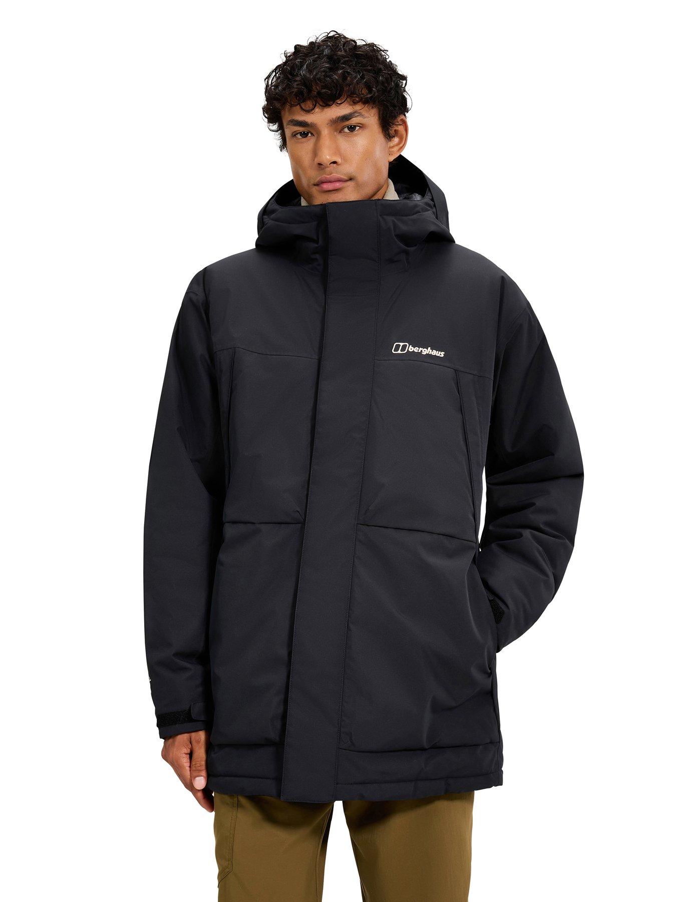 Berghaus Mens Wansbeck Insulated Parka Jacket- black