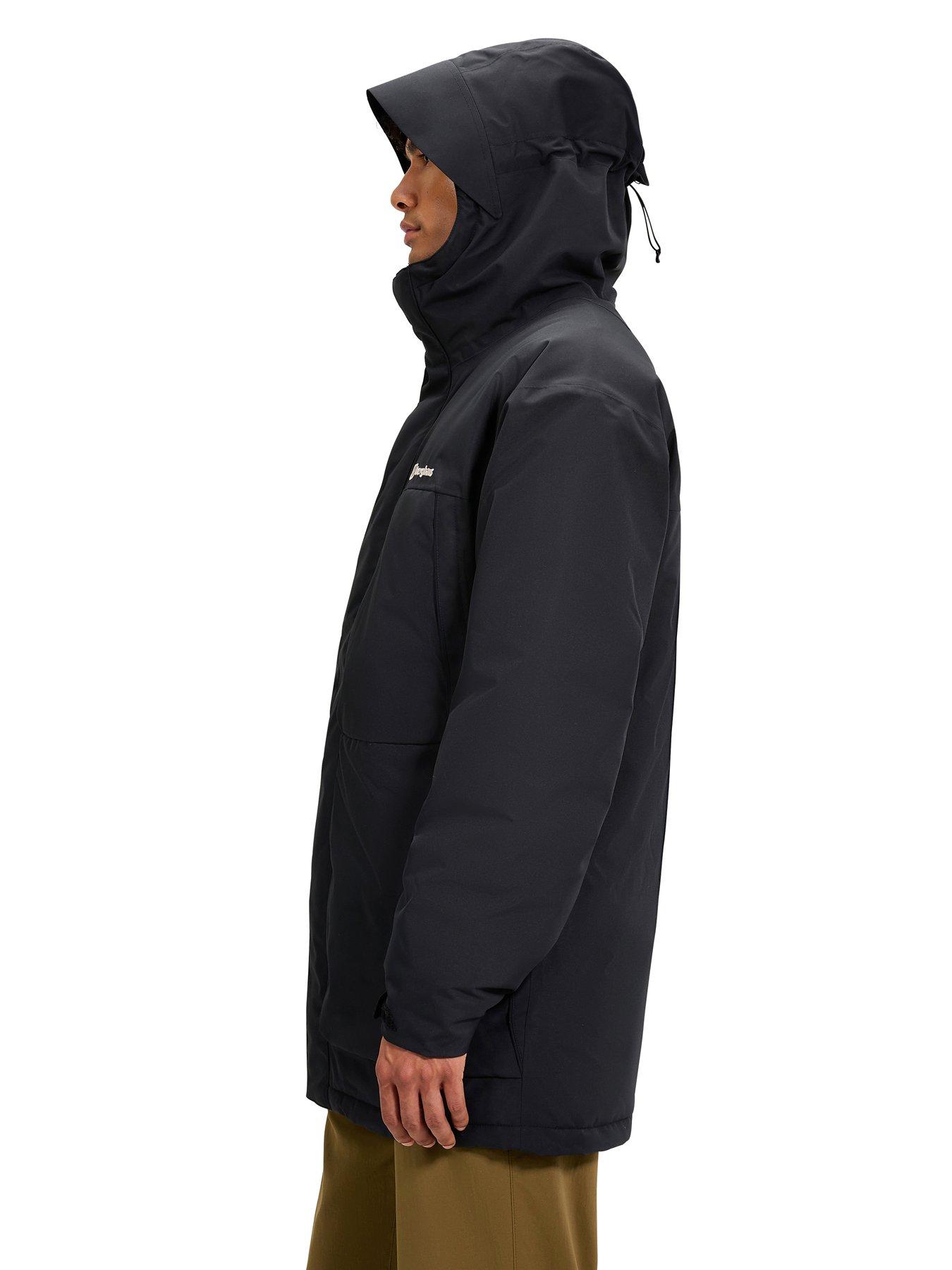Image 4 of 6 of Berghaus Mens Wansbeck Insulated Parka Jacket- black