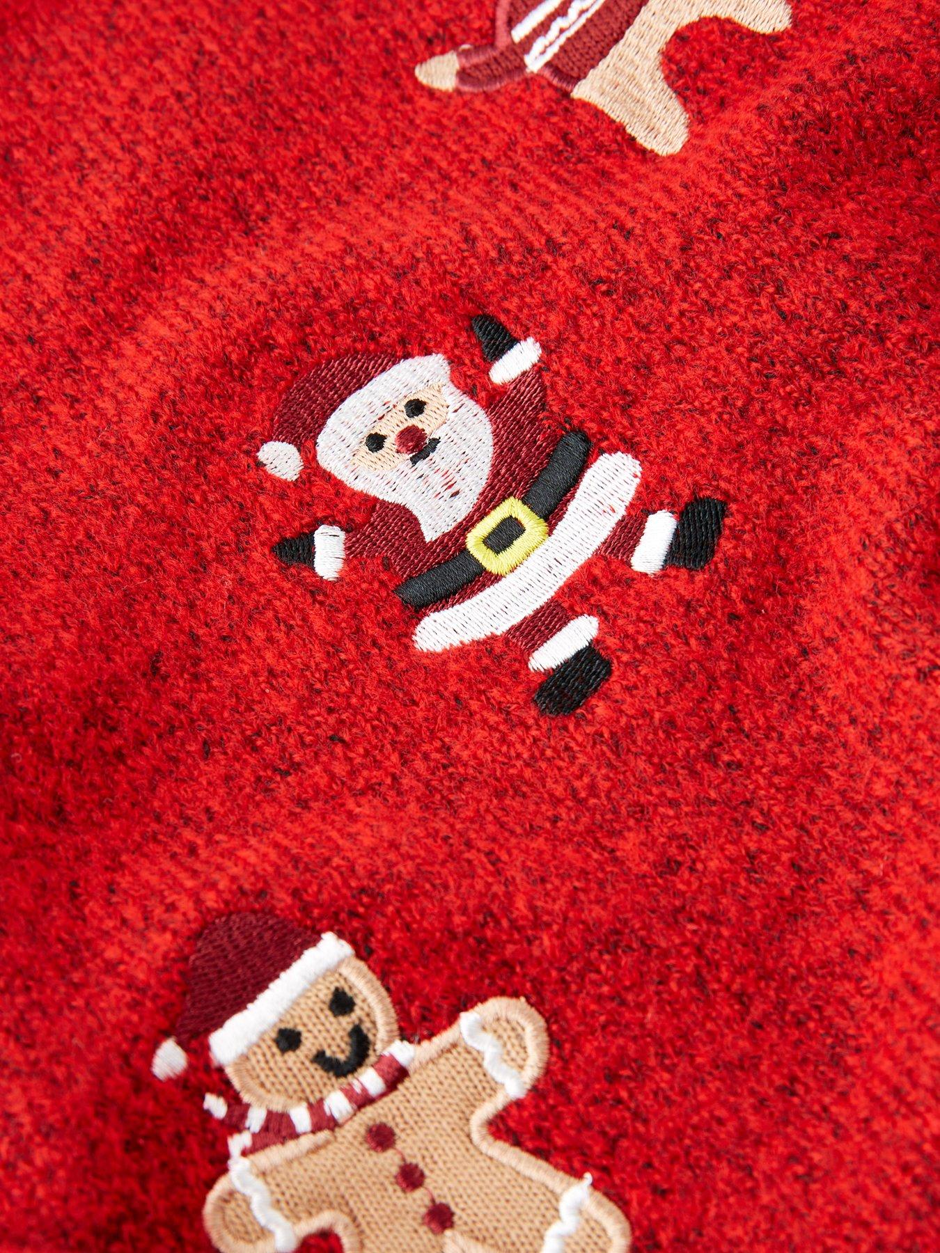Image 5 of 5 of The Very Collection Boys Christmas Character Knitted Jumper - Red