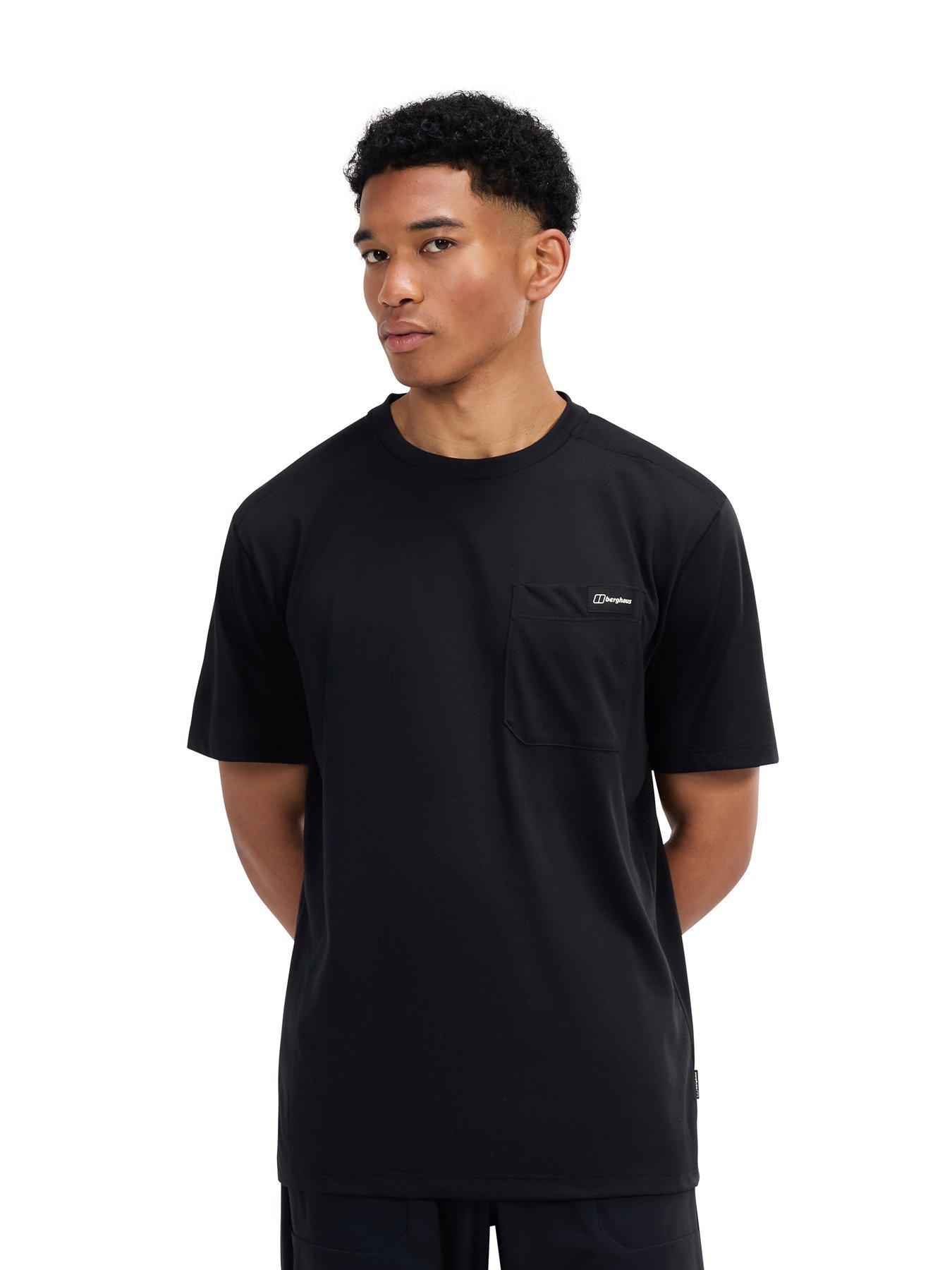 undefined Mens Relaxed Tech Tee - Black