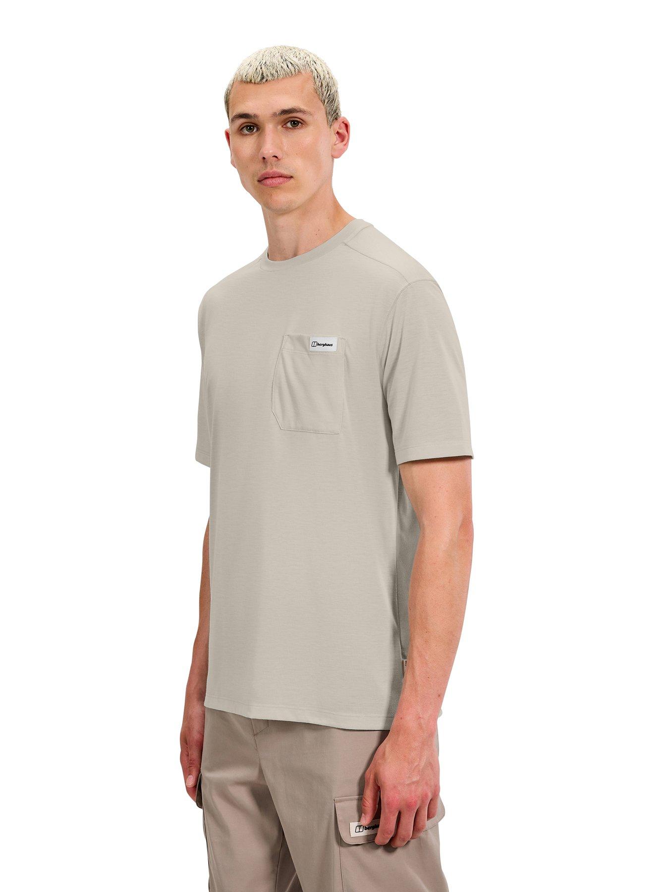 undefined Mens Relaxed Tech Tee - Grey