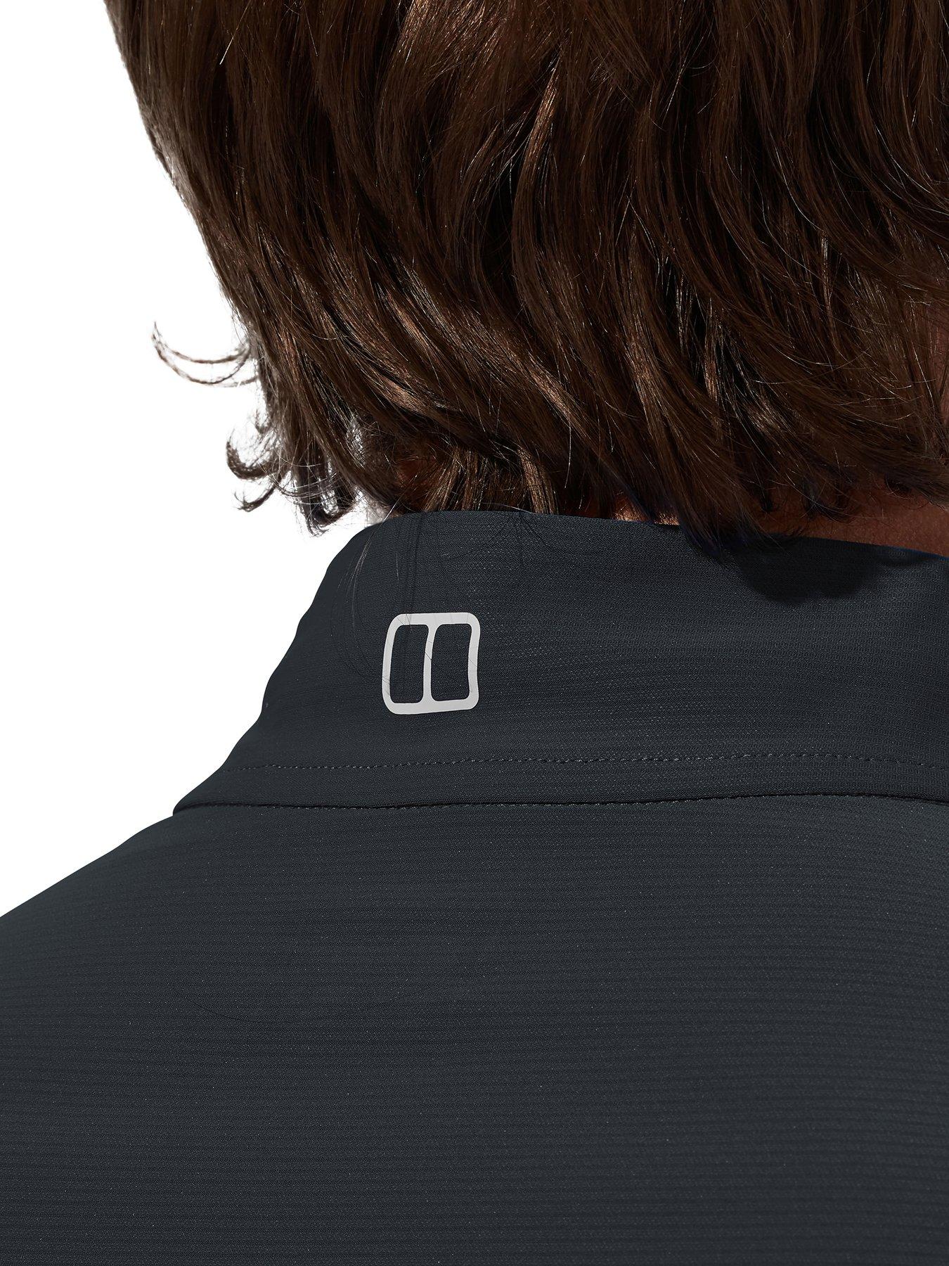 Image 5 of 6 of Berghaus Mens 24/7 Tech Tee Long Sleeve Half Zip - Black
