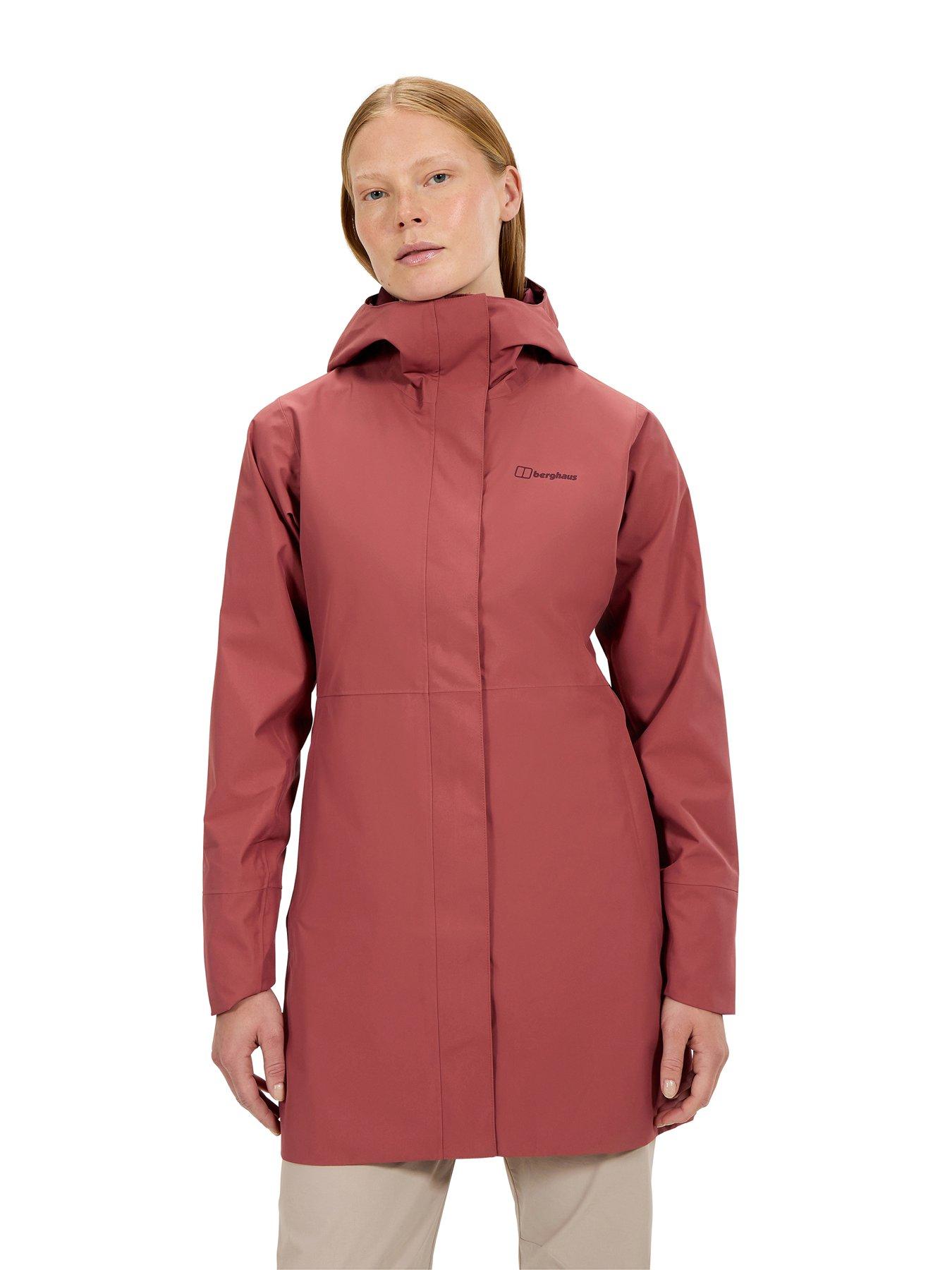 undefined Womens Omeara Long Jacket - Red