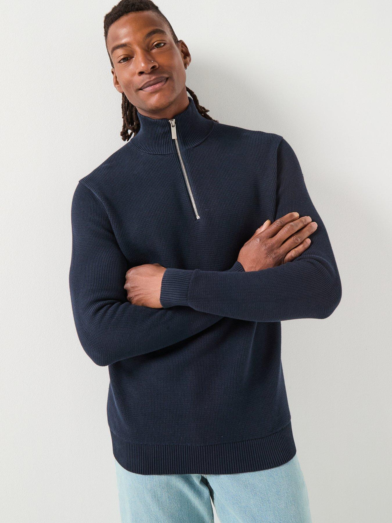 Selected Dane Half Zip Knitted Jumper