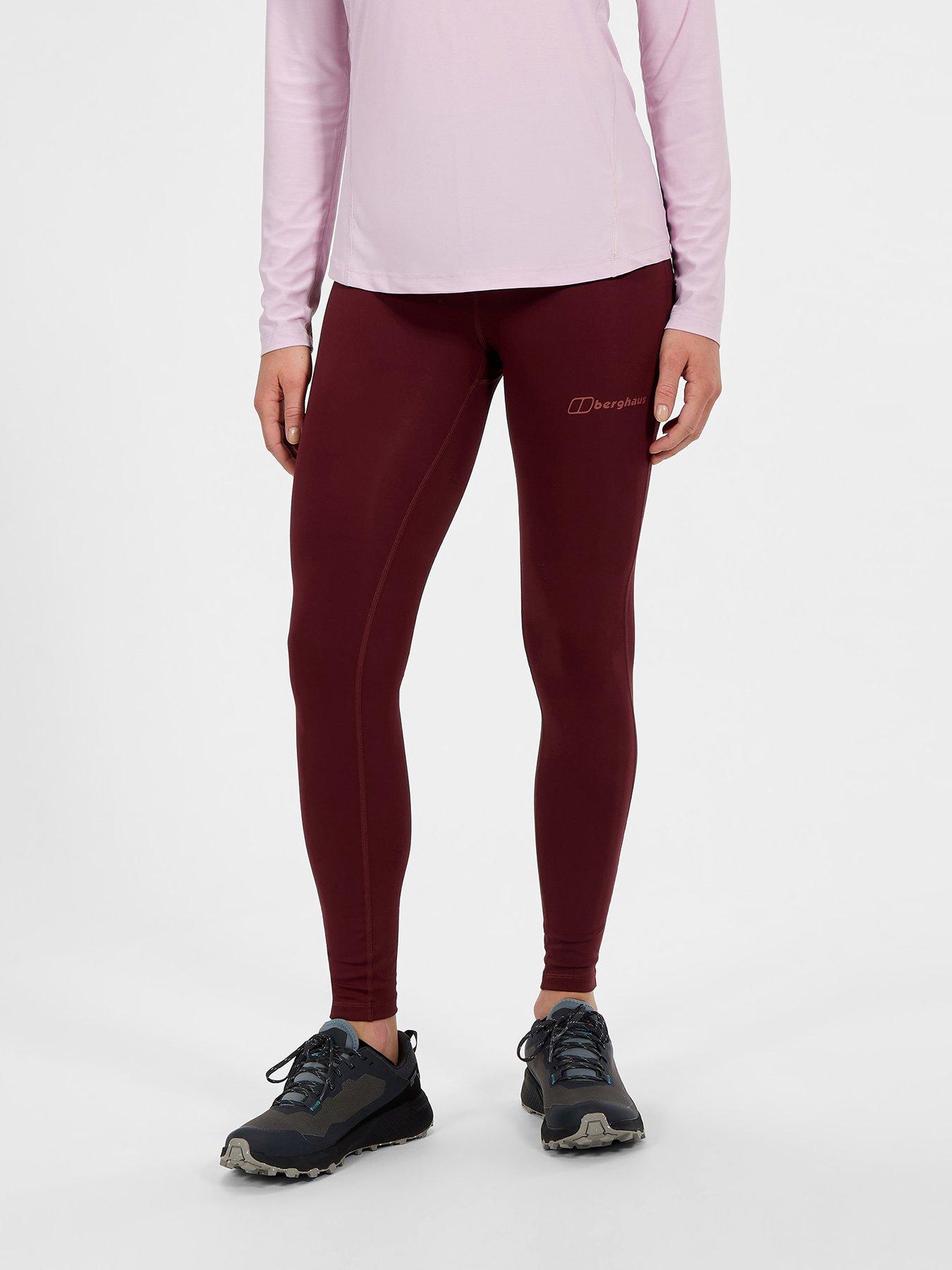 Berghaus Womens Core Leggings, Red, Size 14, Women