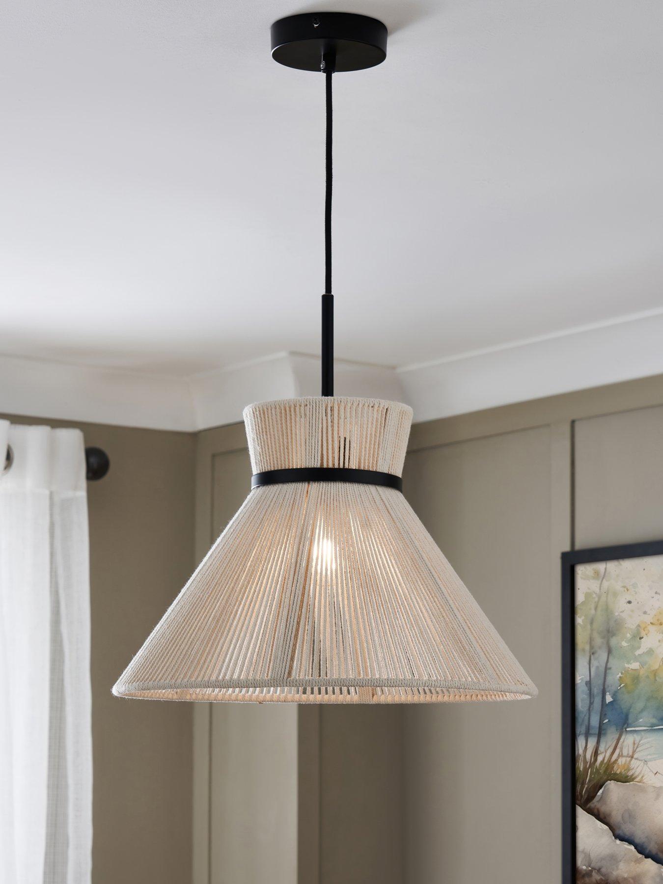 Very Home String Pendant With Metal Detail