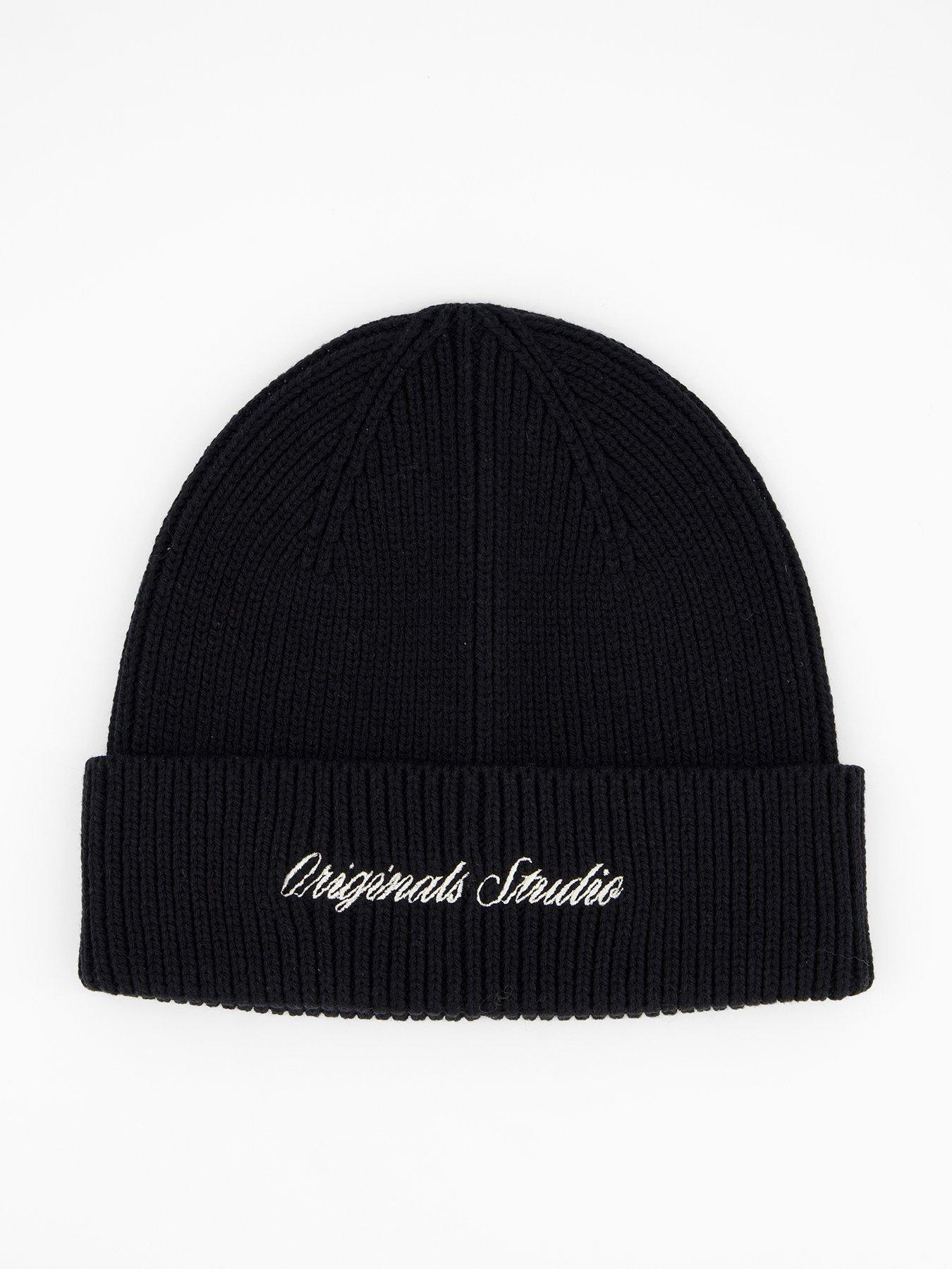 Jack & Jones Norrebro Logo Beanie Hat - Black