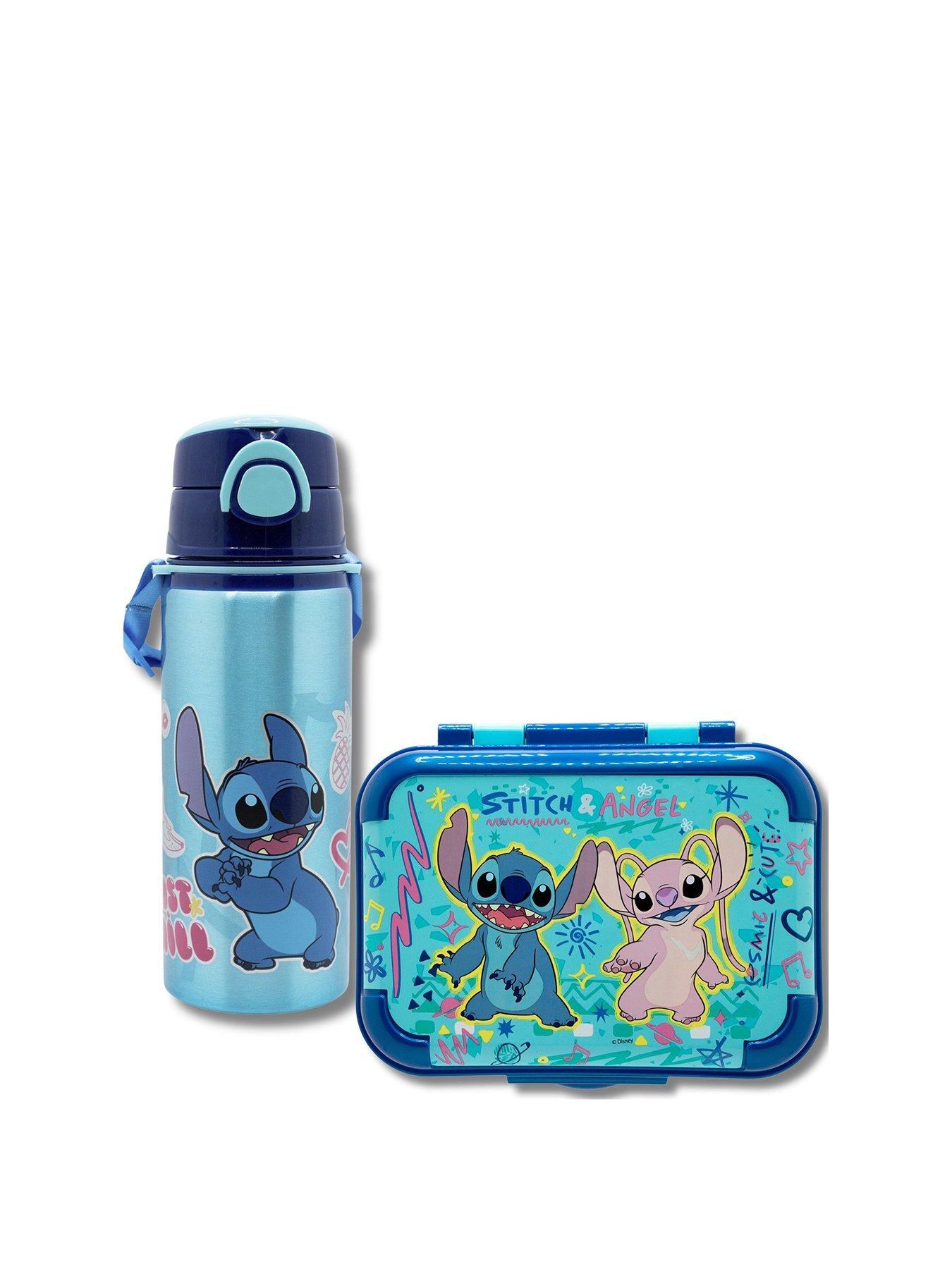 undefined Stitch Packed Lunch Set With Water Bottle